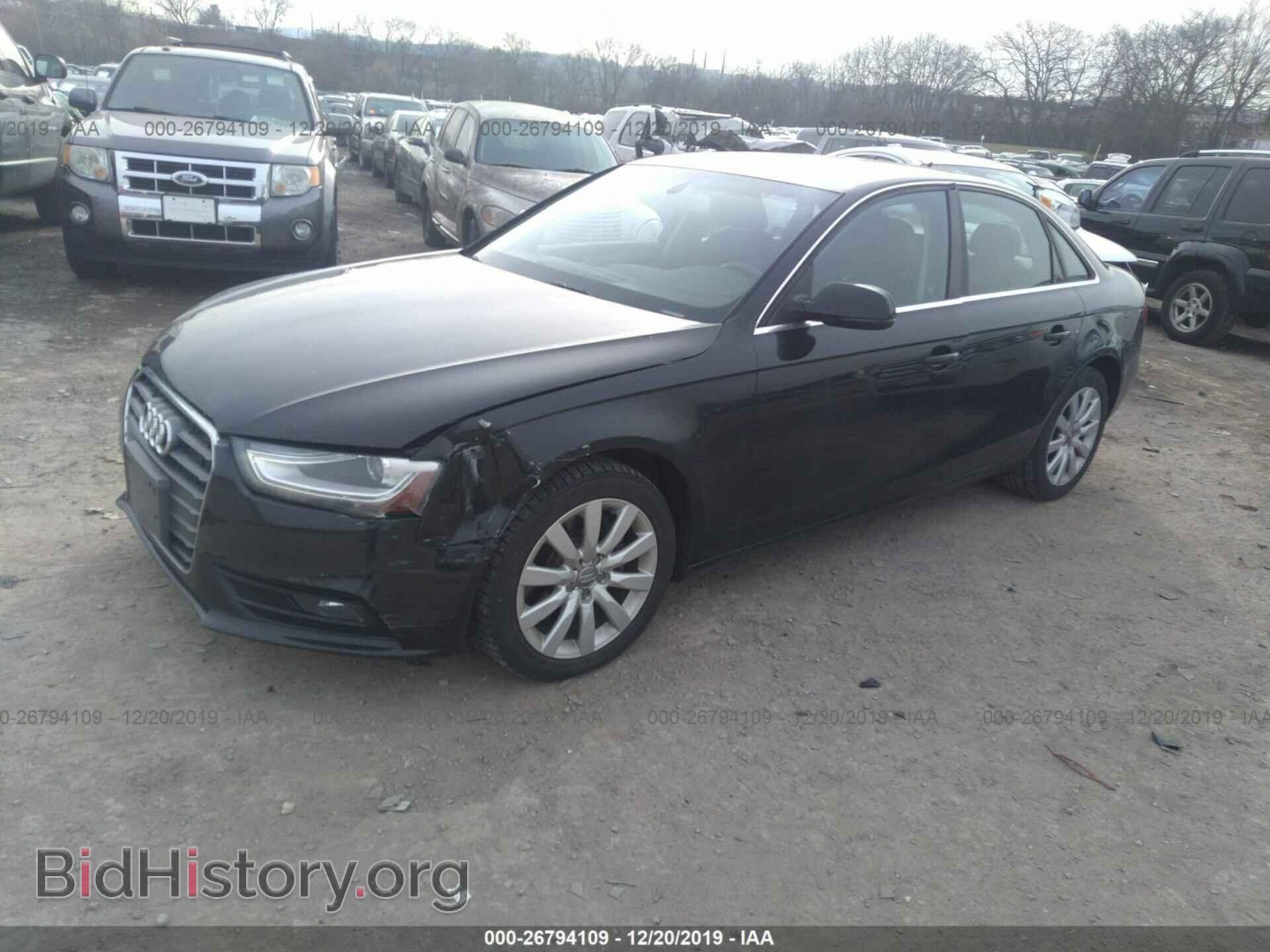 2013 AUDI A4 - VIN: WAUAFAFL8DN023896 - Photo 2