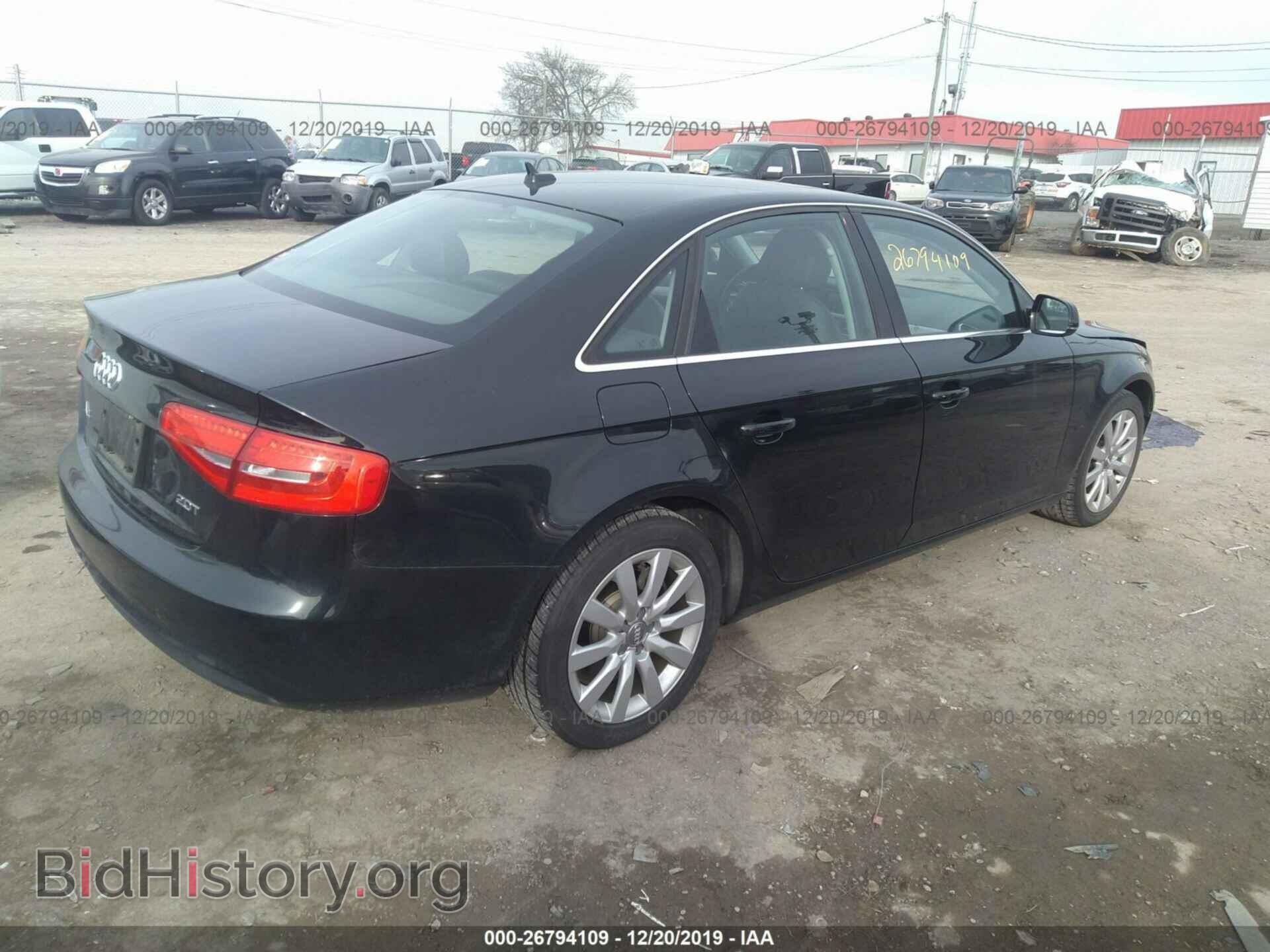 2013 AUDI A4 - VIN: WAUAFAFL8DN023896 - Photo 4