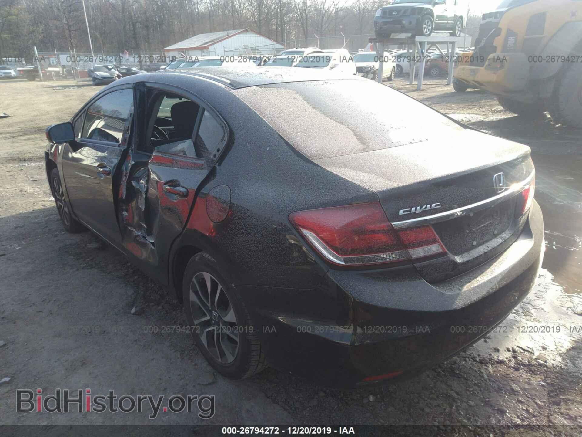 2014 HONDA CIVIC - VIN: 19XFB2F8XEE204302 - Фото 3