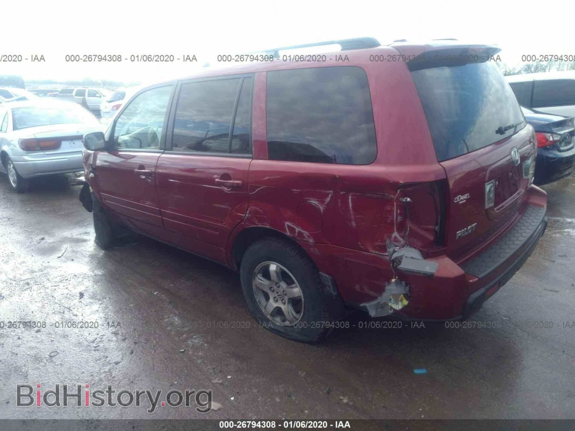 2006 HONDA PILOT - VIN: 2HKYF18616H515956 - Фото 3