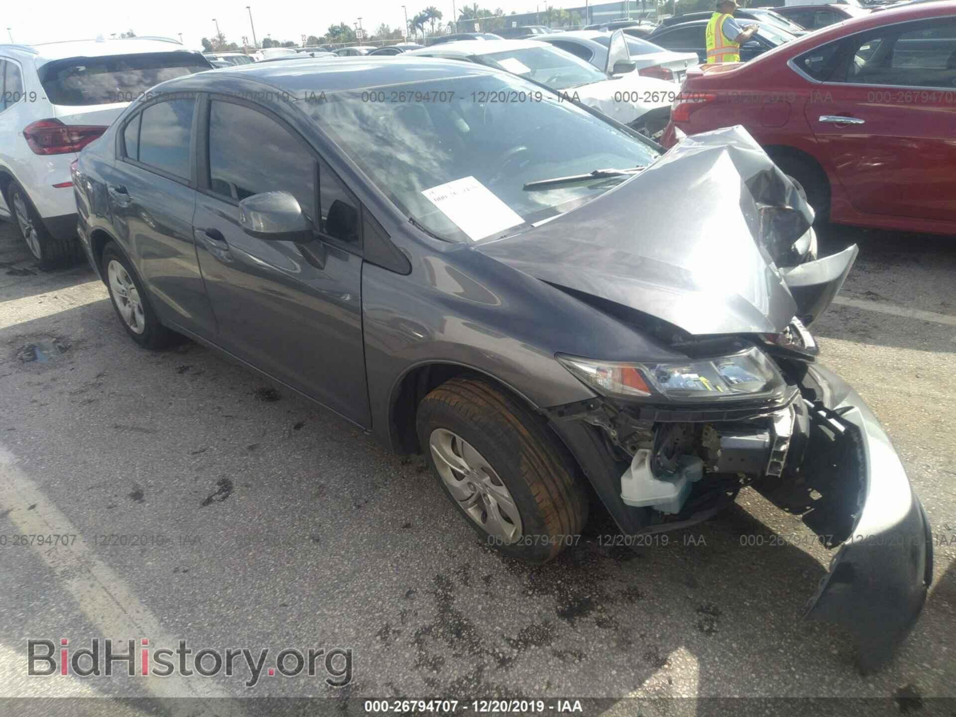 Фотография 19XFB2F57DE026031 - HONDA CIVIC 2013