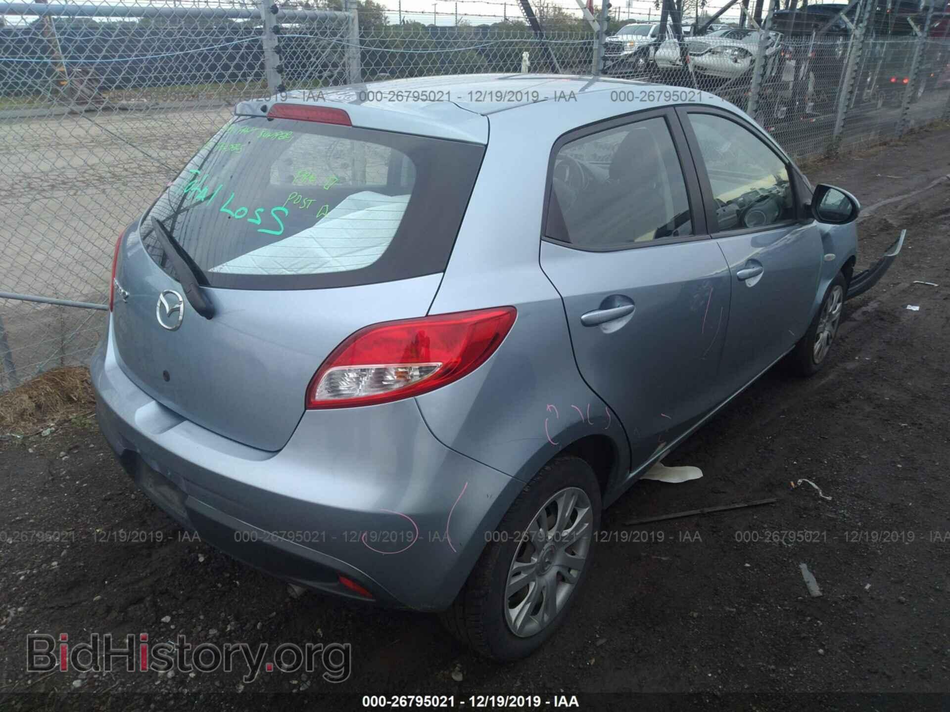 2013 MAZDA MAZDA2 - VIN: JM1DE1KZ8D0164753 - Фото 4
