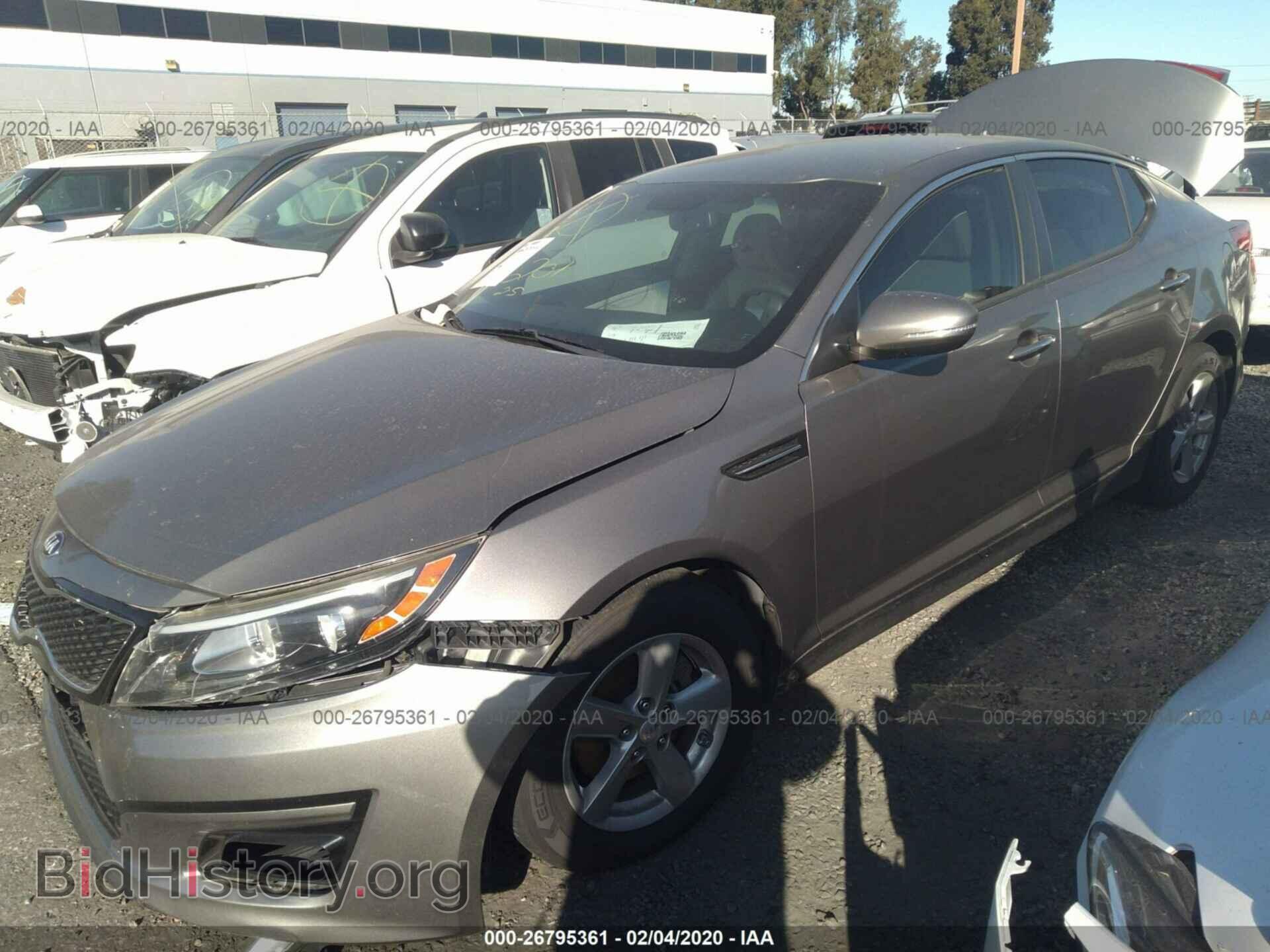 2014 KIA OPTIMA - VIN: 5XXGM4A73EG330887 - Фото 2