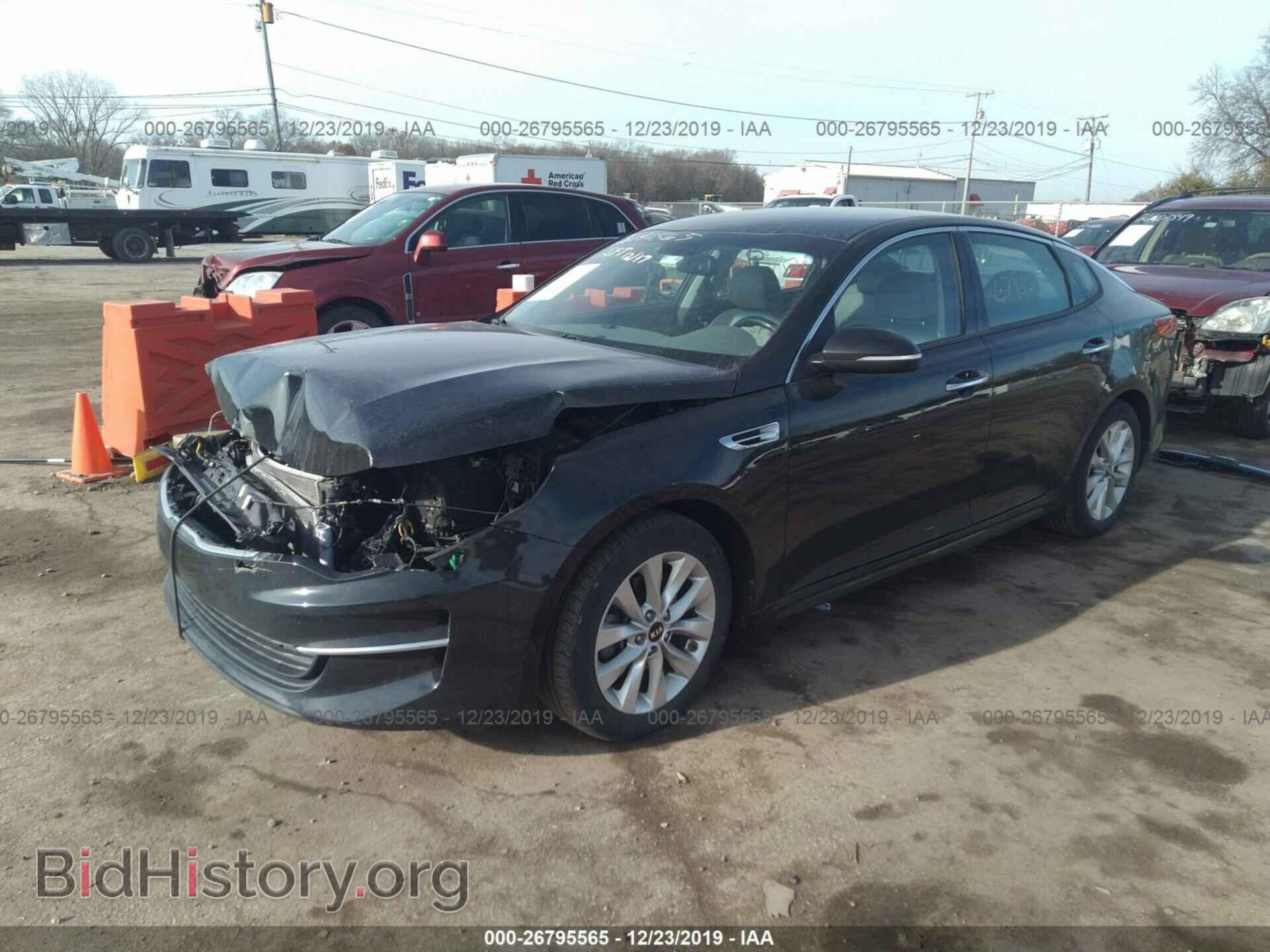 2016 KIA OPTIMA - VIN: 5XXGU4L38GG076400 - Фото 2