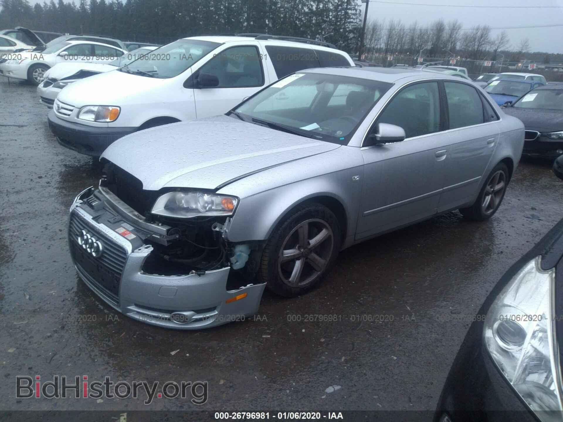 2007 AUDI A4 - VIN: WAUDH78E97A095162 - Photo 2