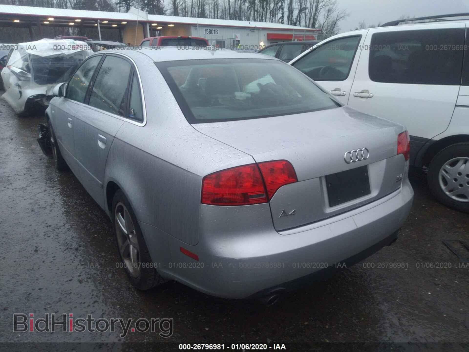 2007 AUDI A4 - VIN: WAUDH78E97A095162 - Photo 3