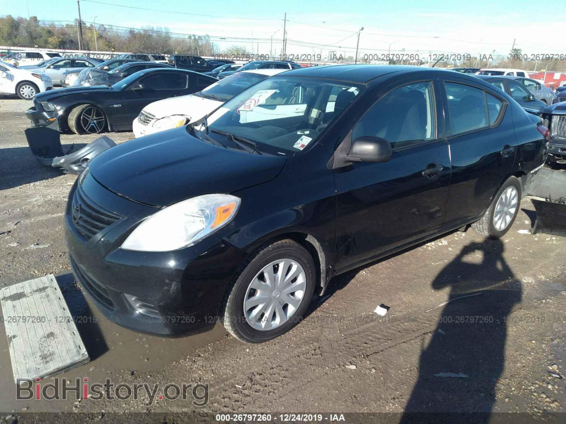 2014 NISSAN VERSA - VIN: 3N1CN7AP2EL826493 - Фото 2