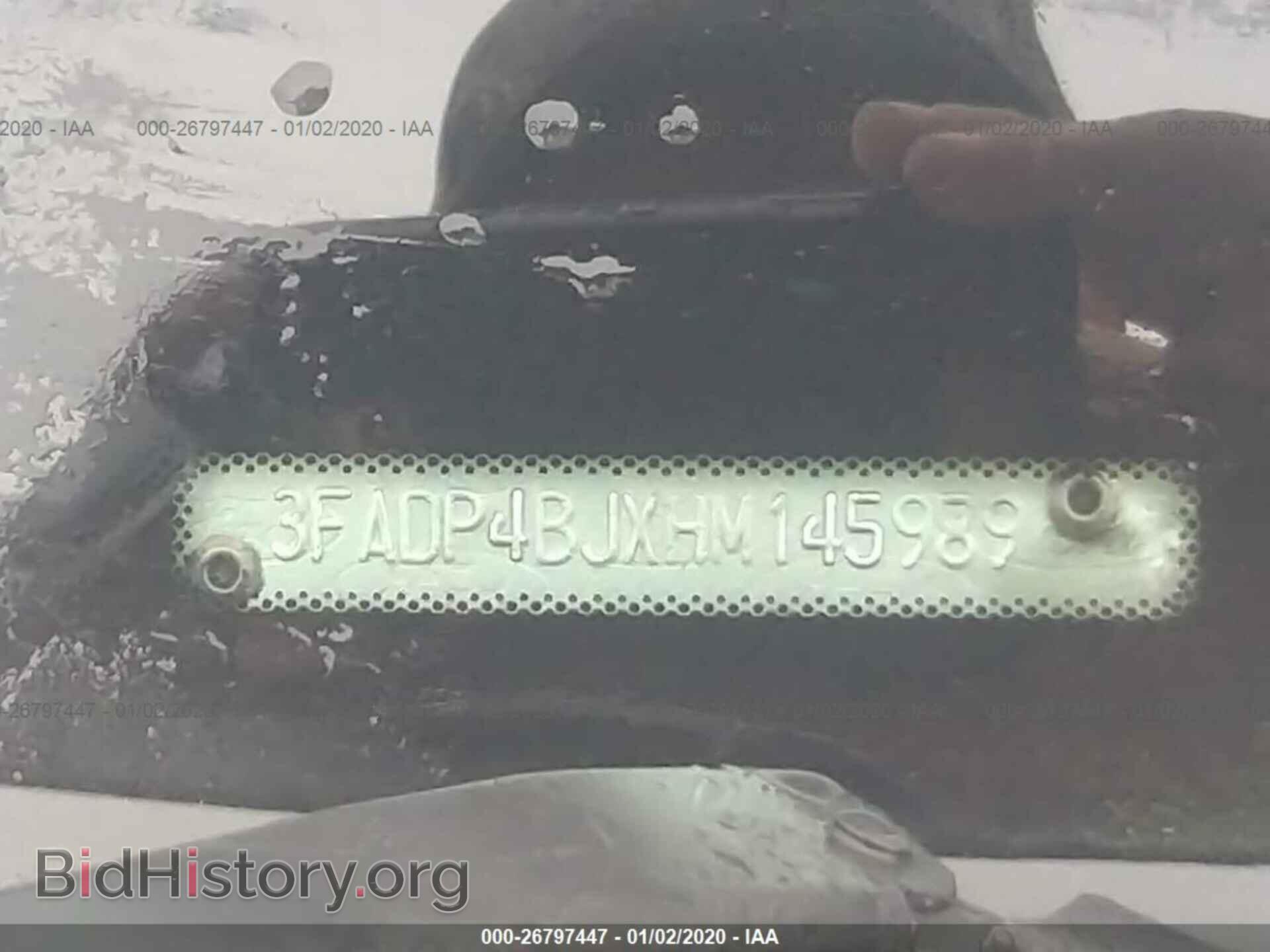 2017 FORD FIESTA - VIN: 3FADP4BJXHM145989 - Фото 9