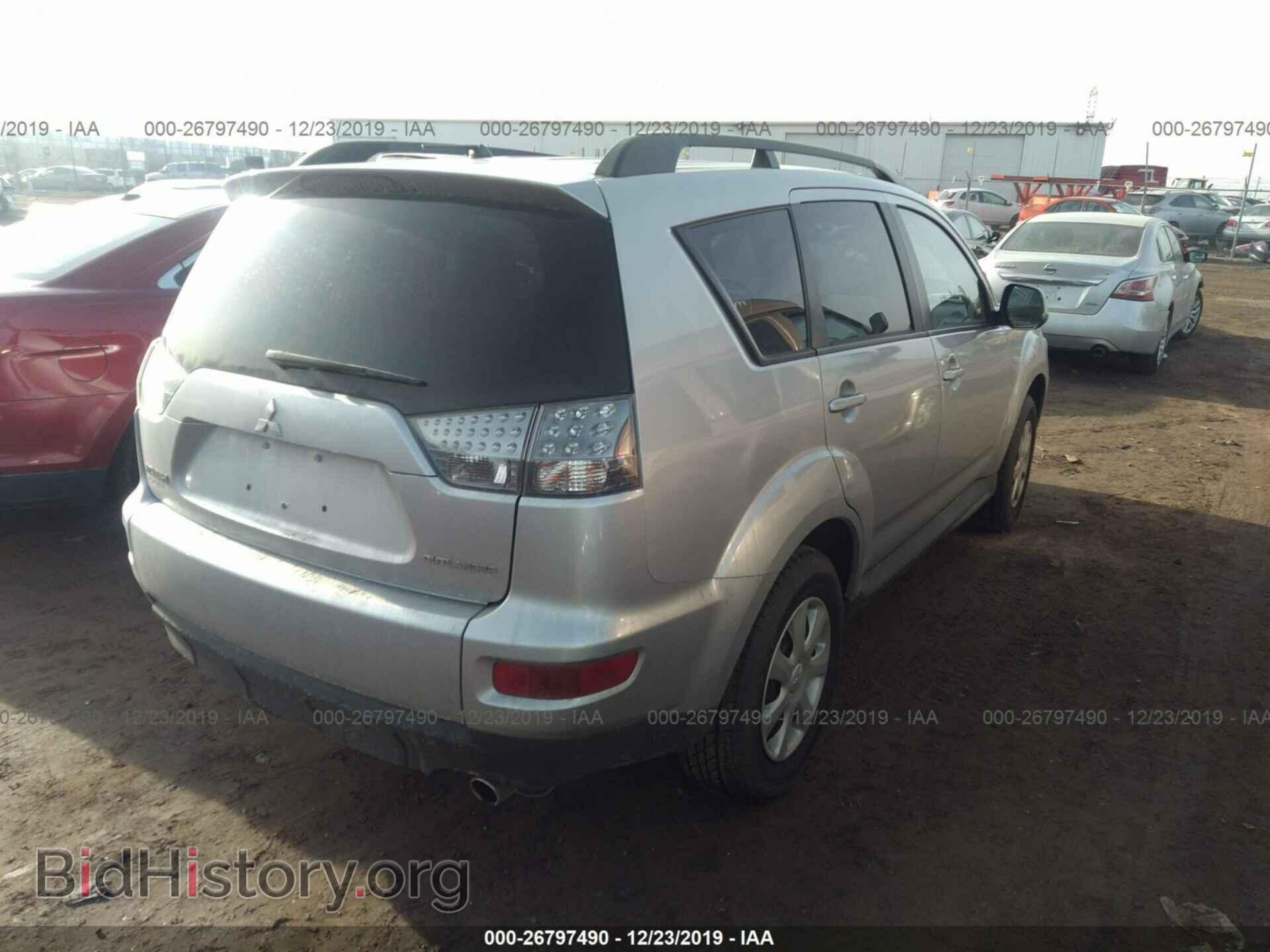 2012 MITSUBISHI OUTLANDER - VIN: JA4AS2AW9CU002155 - Фото 4