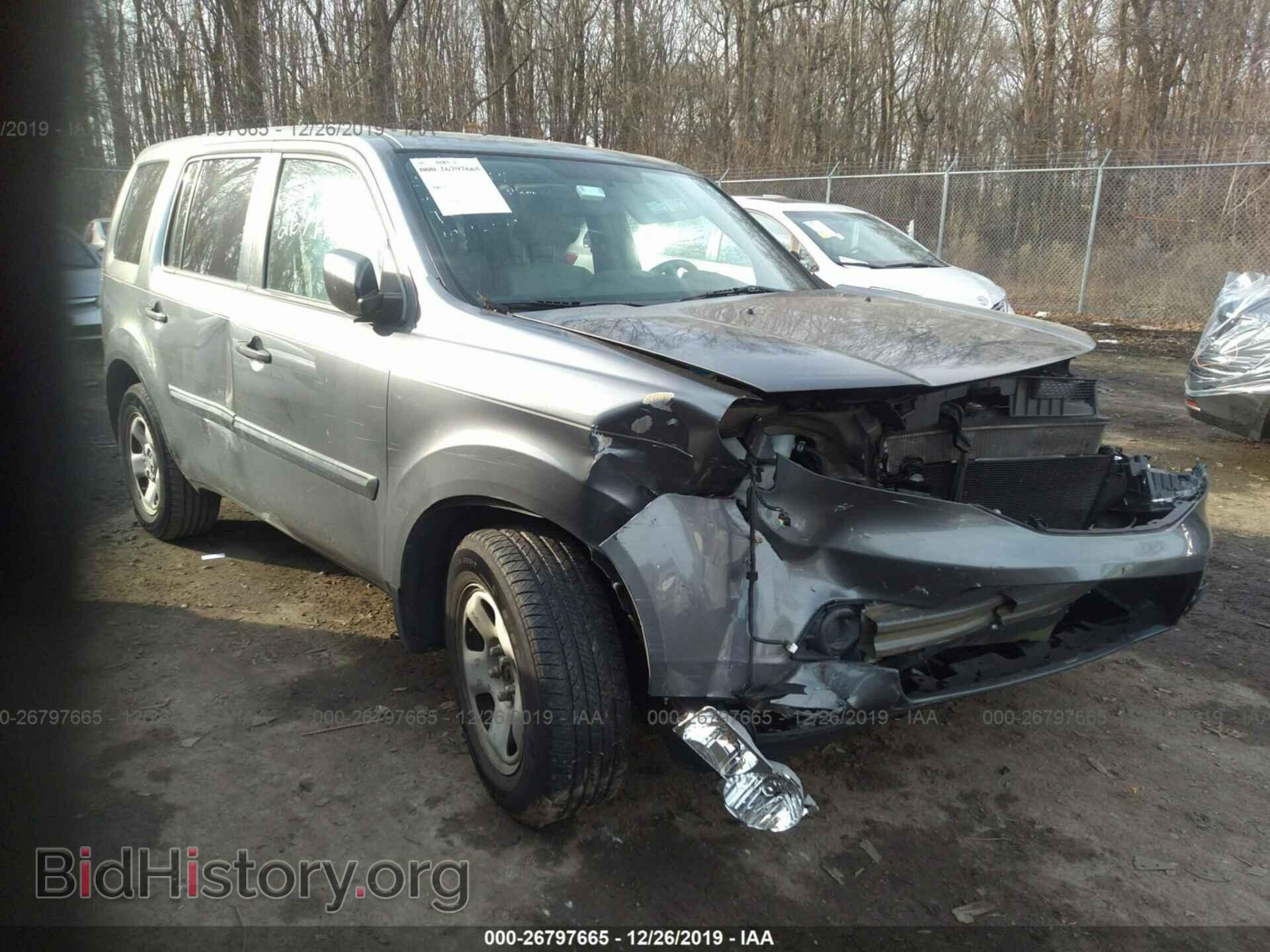 Photo 5FNYF4H25DB070843 - HONDA PILOT 2013