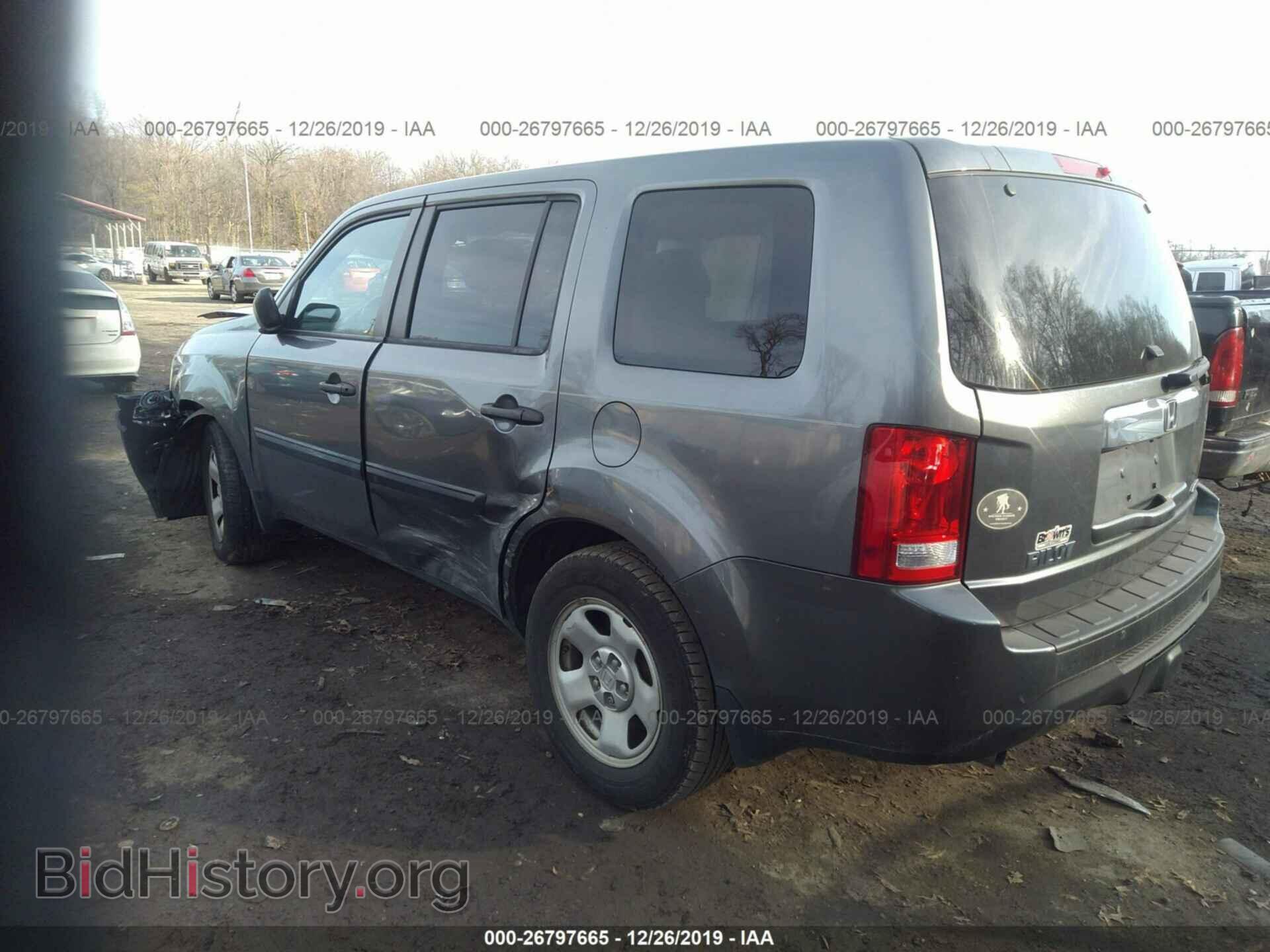 2013 HONDA PILOT - VIN: 5FNYF4H25DB070843 - Фото 3