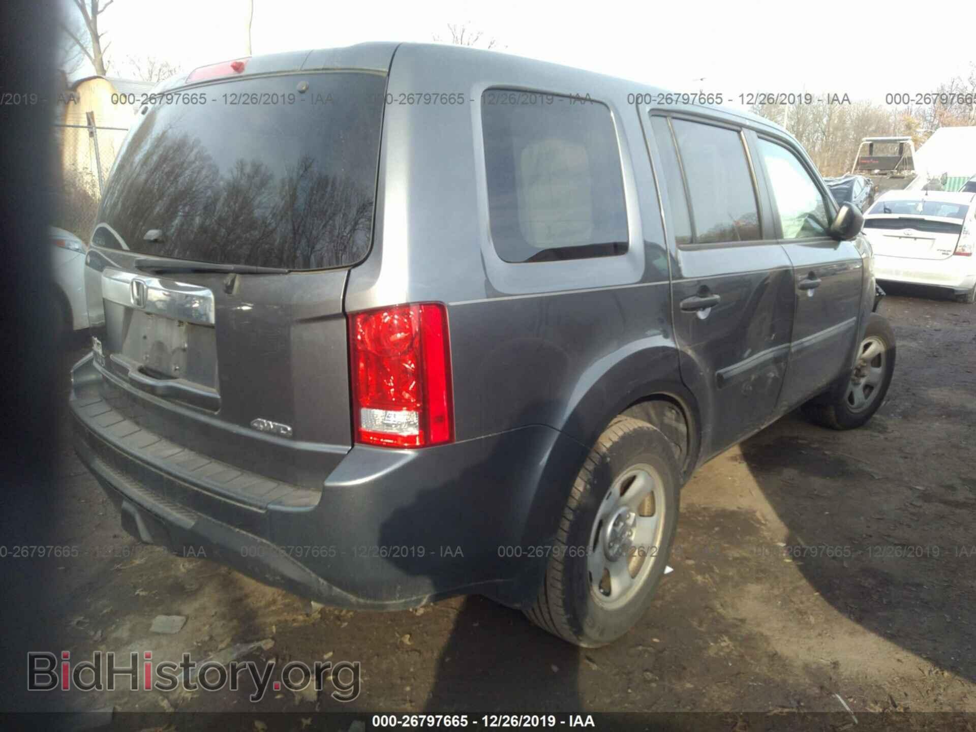 2013 HONDA PILOT - VIN: 5FNYF4H25DB070843 - Фото 4