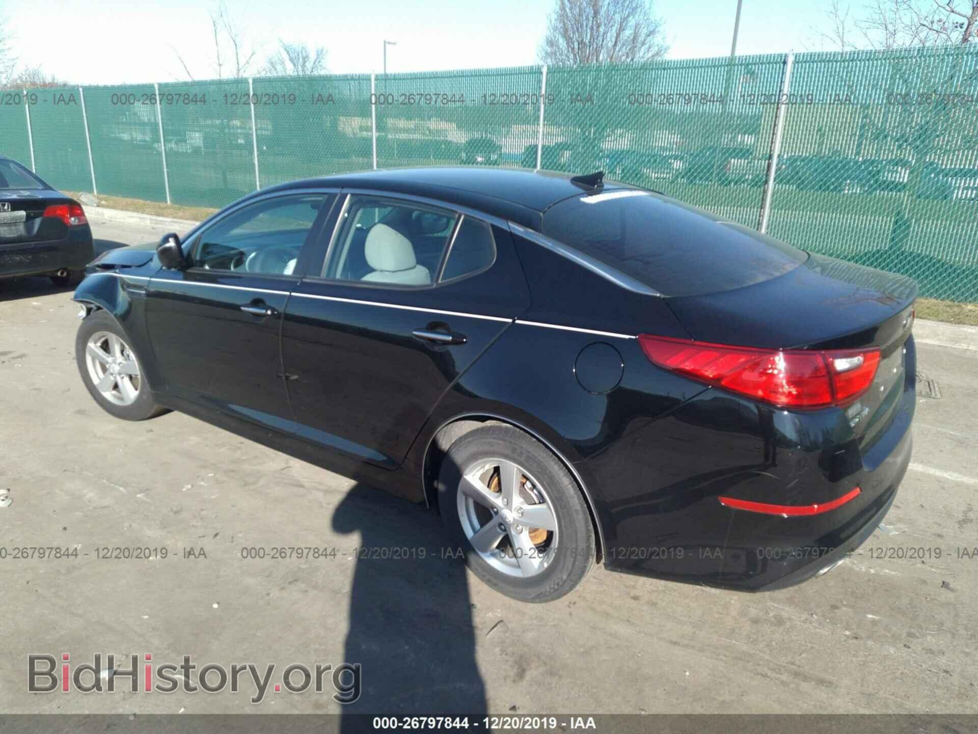 2015 KIA OPTIMA - VIN: 5XXGM4A74FG474675 - Фото 3