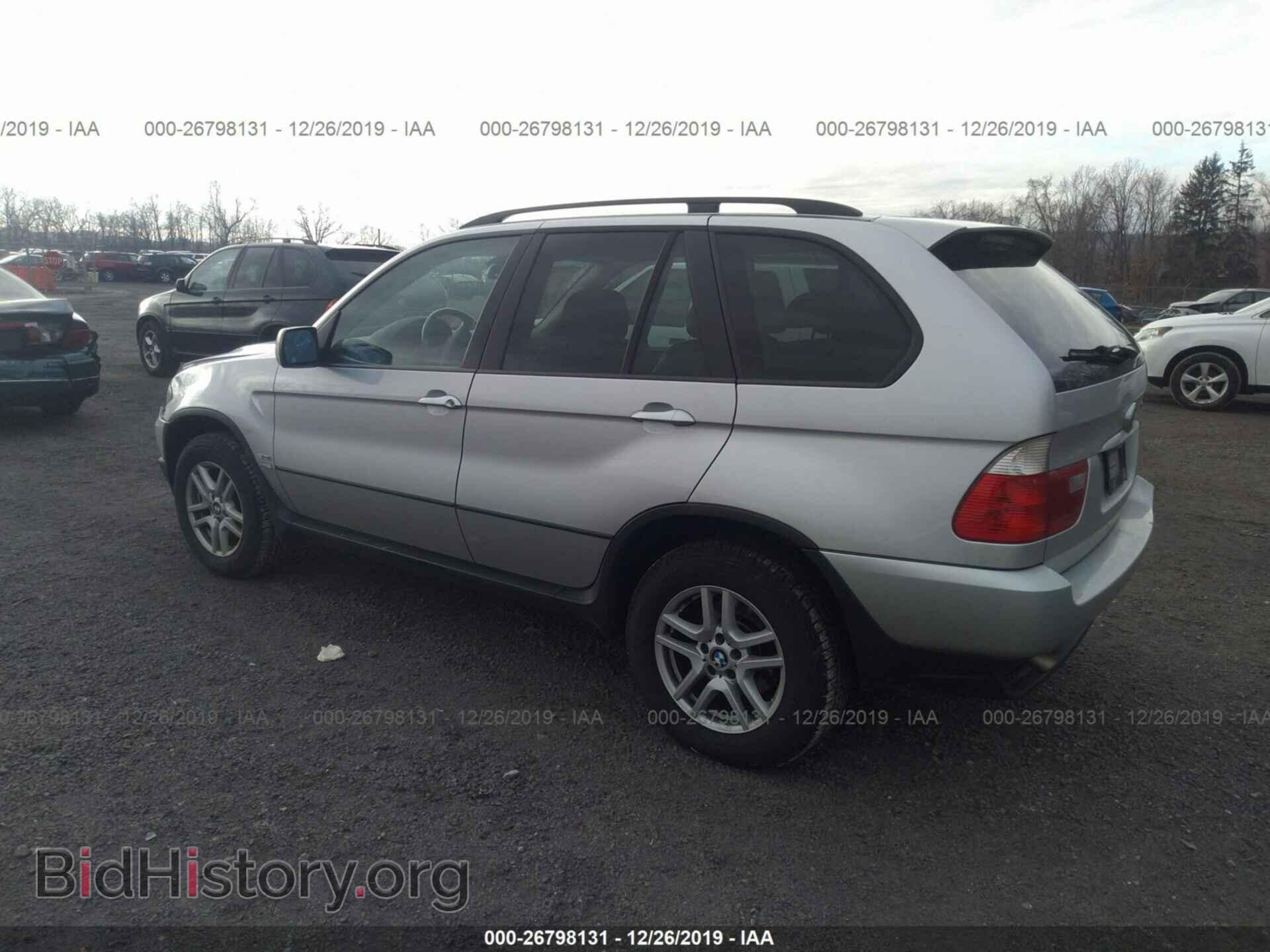 2005 BMW X5 - VIN: 5UXFA13575LU47689 - Фото 3