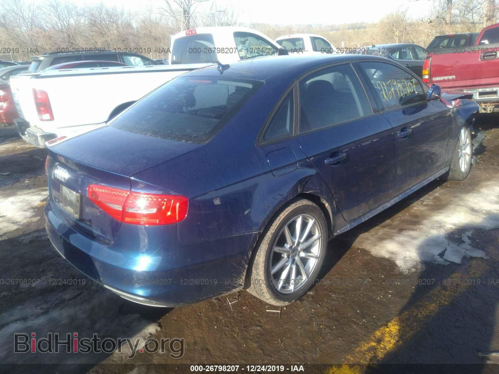 2014 AUDI A4 - VIN: WAUFFAFL7EN005865 - Photo 4