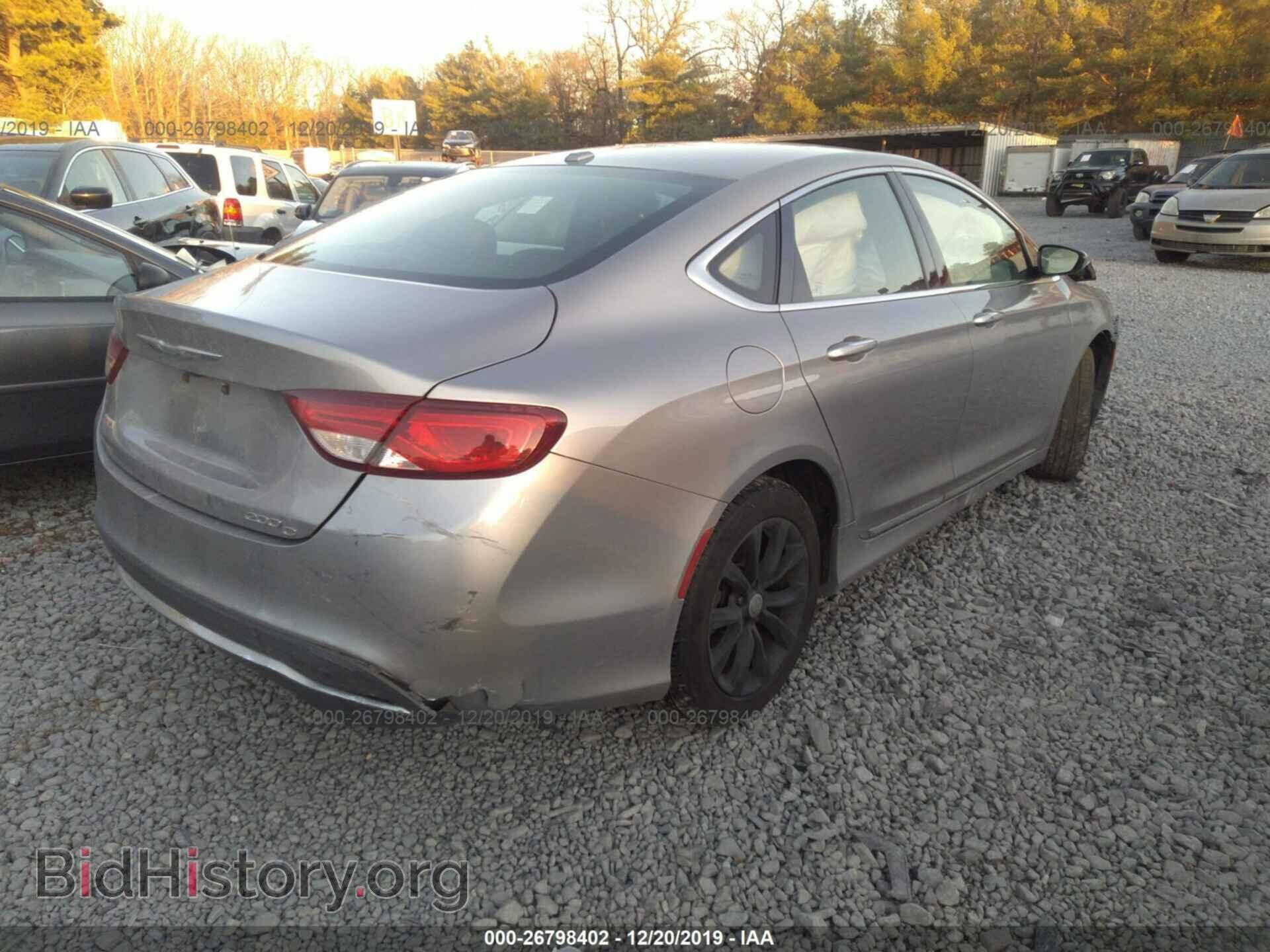 2015 CHRYSLER 200 - VIN: 1C3CCCCB3FN575745 - Фото 4