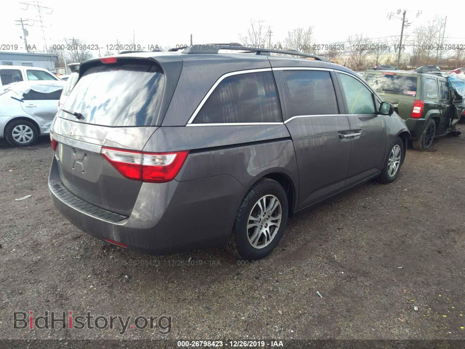 2013 HONDA ODYSSEY - VIN: 5FNRL5H67DB009709 - Фото 4