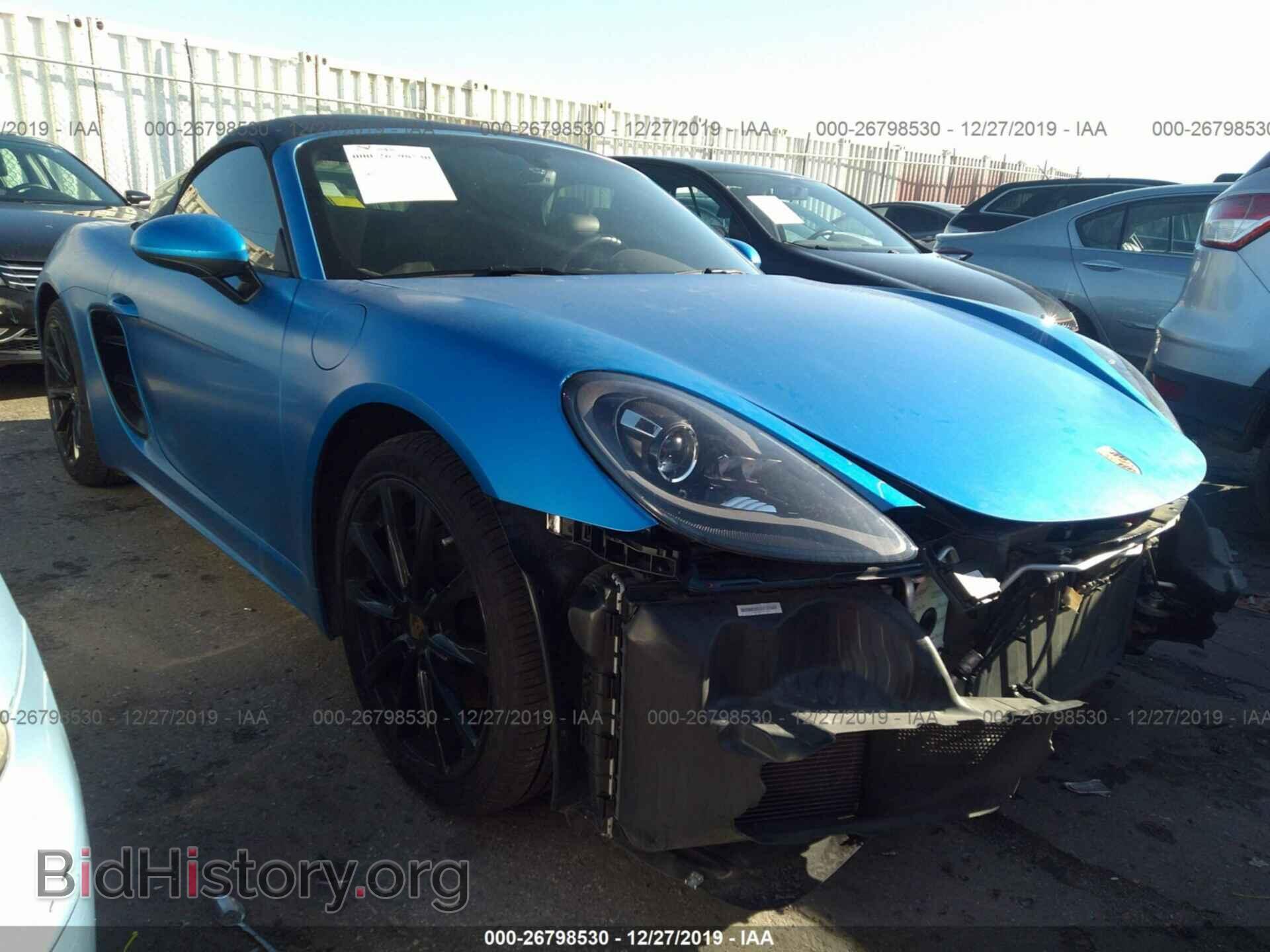 Photo WP0CA2A83JS210415 - PORSCHE BOXSTER 2018