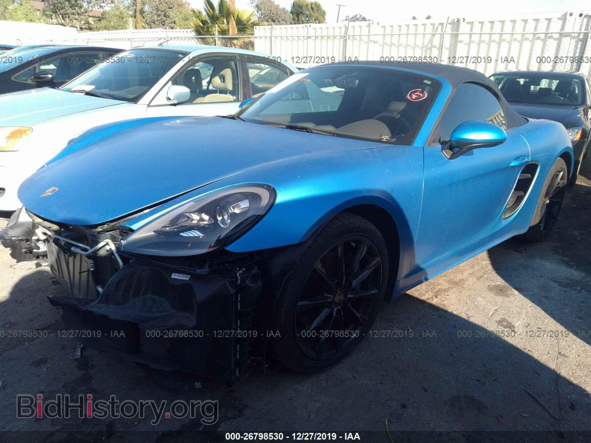 2018 PORSCHE BOXSTER - VIN: WP0CA2A83JS210415 - Photo 2