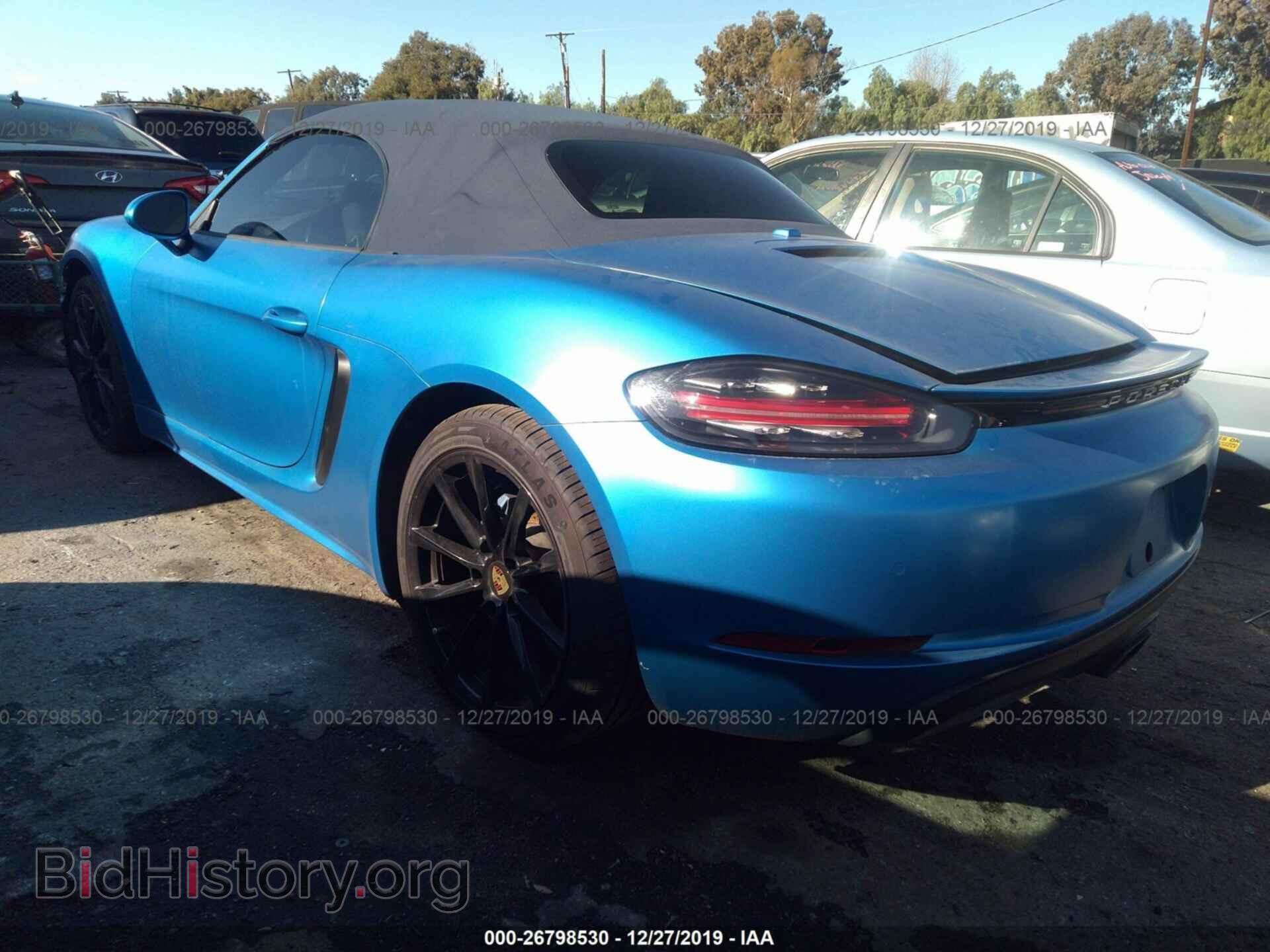 2018 PORSCHE BOXSTER - VIN: WP0CA2A83JS210415 - Photo 3
