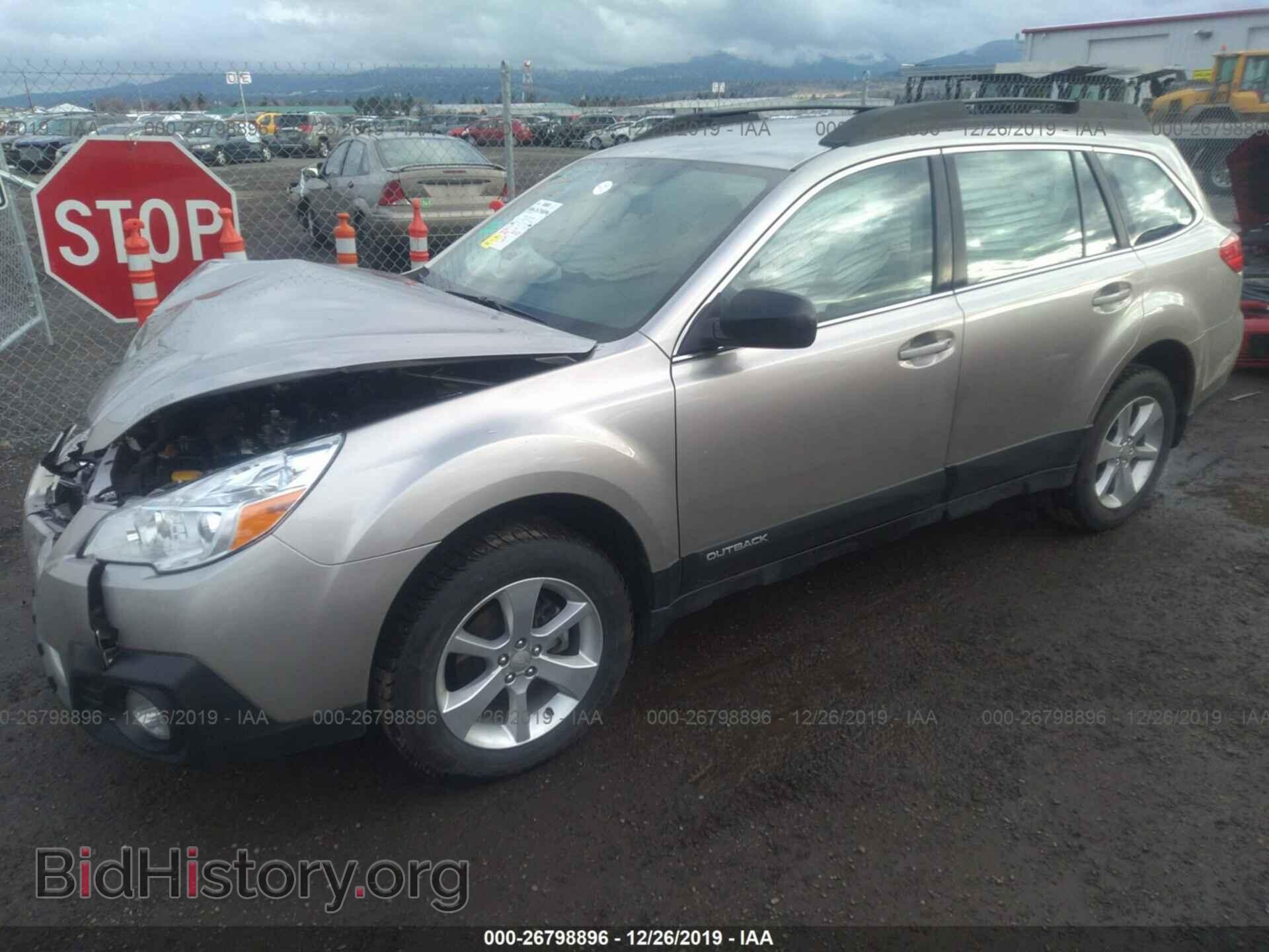 2014 SUBARU OUTBACK - VIN: 4S4BRBAC4E3296175 - Фото 2