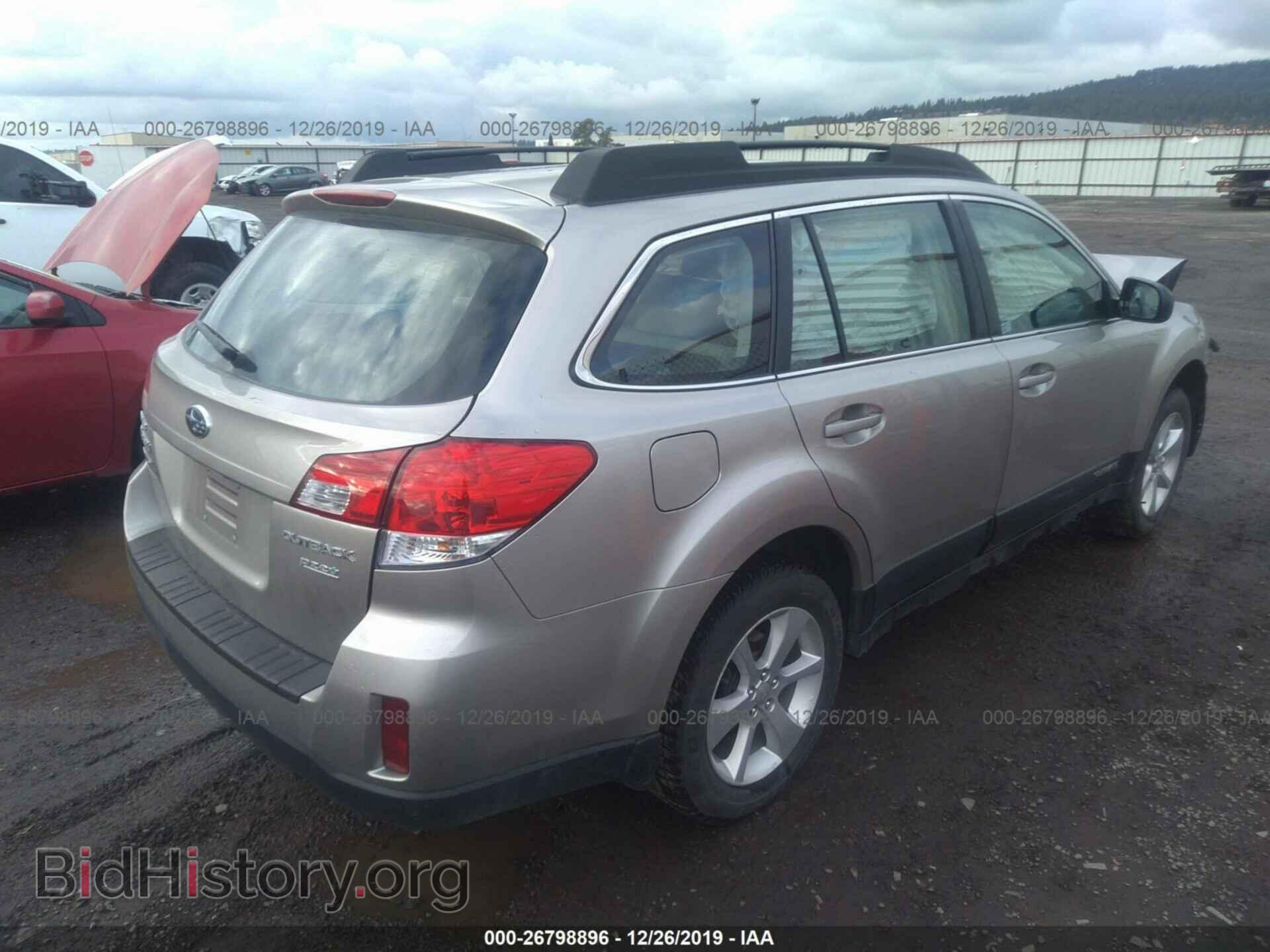 2014 SUBARU OUTBACK - VIN: 4S4BRBAC4E3296175 - Фото 4