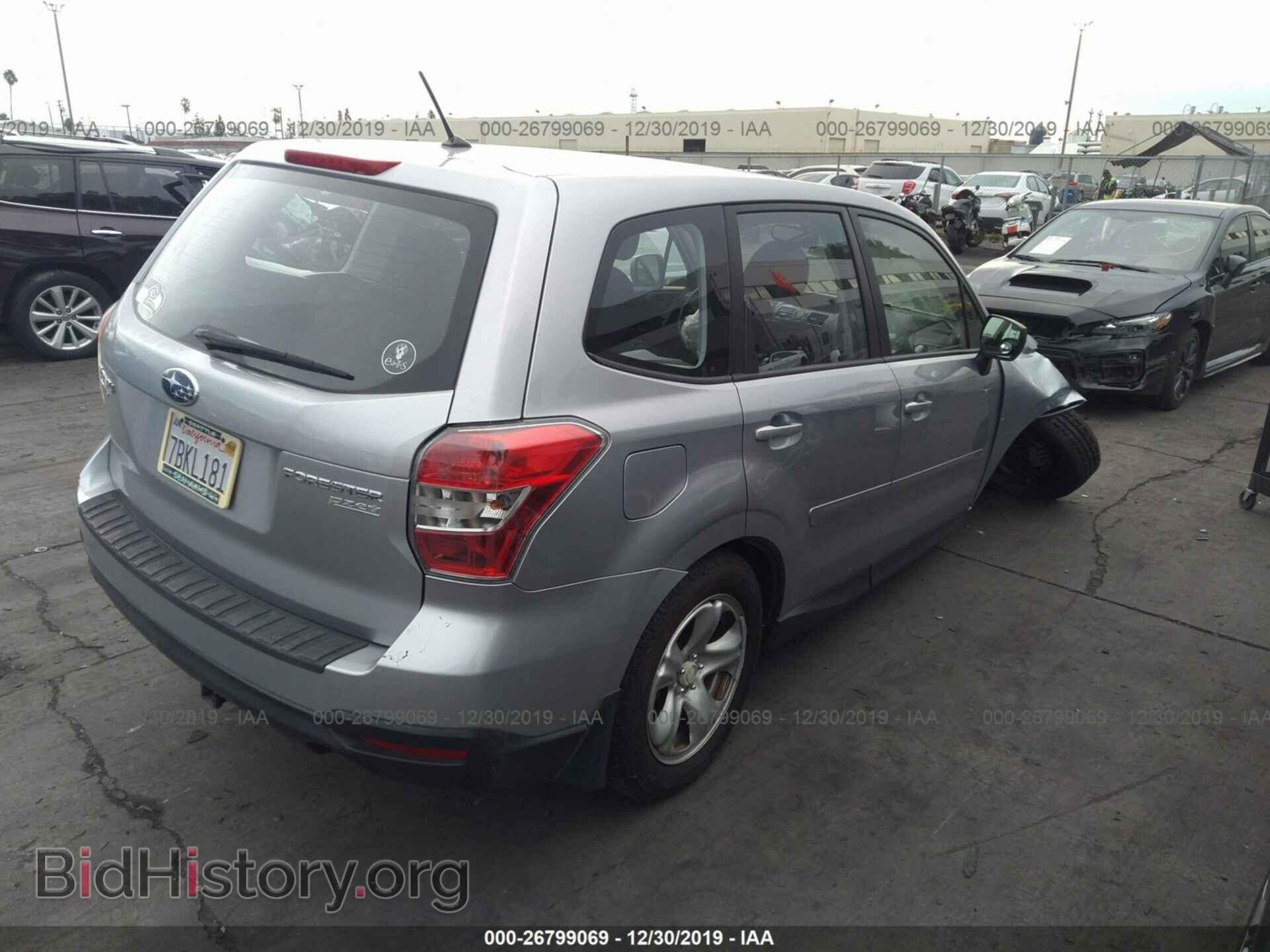 2014 SUBARU FORESTER - VIN: JF2SJAAC8EH433452 - Фото 4