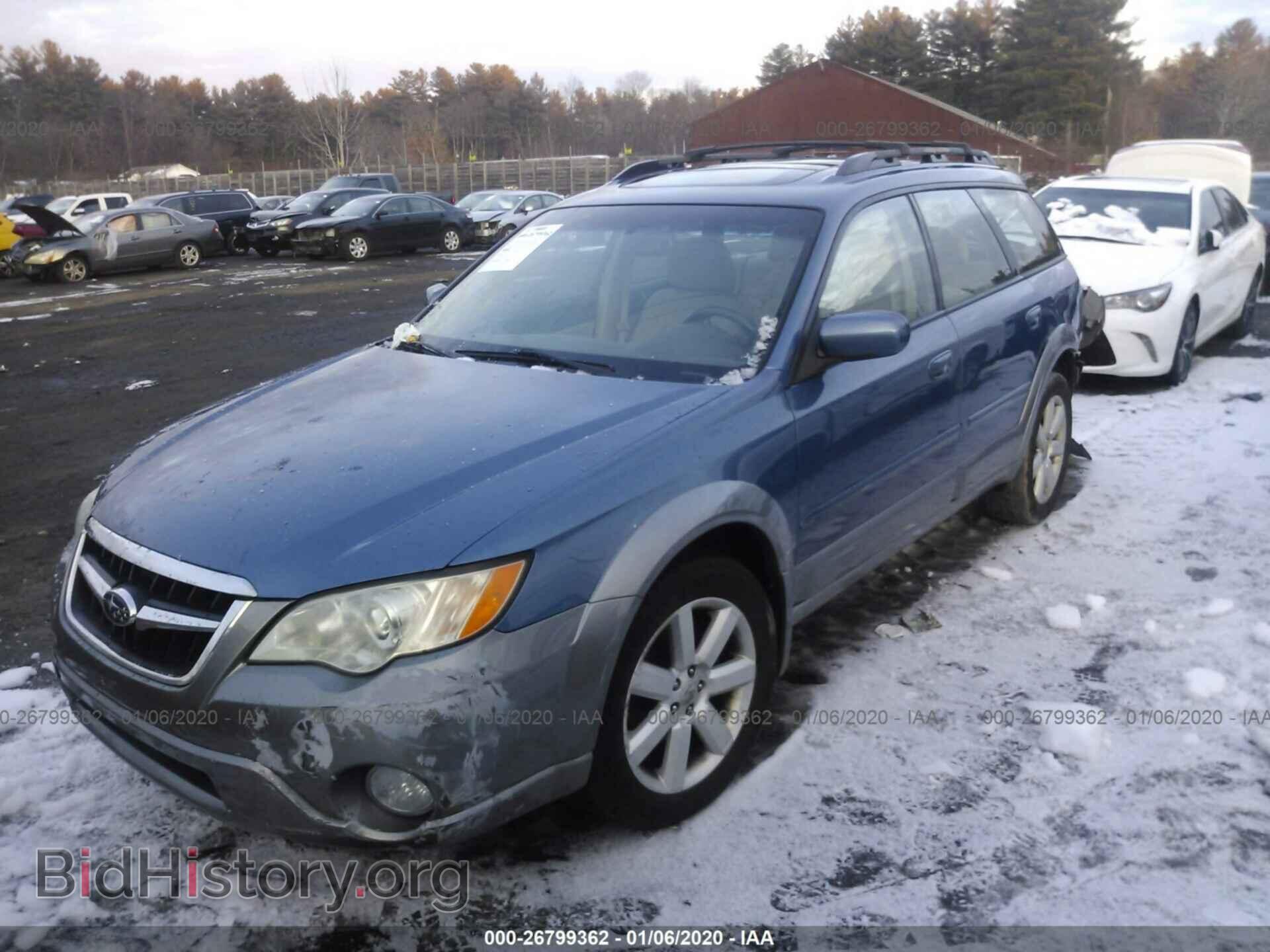 2008 SUBARU OUTBACK - VIN: 4S4BP62C787325743 - Фото 2