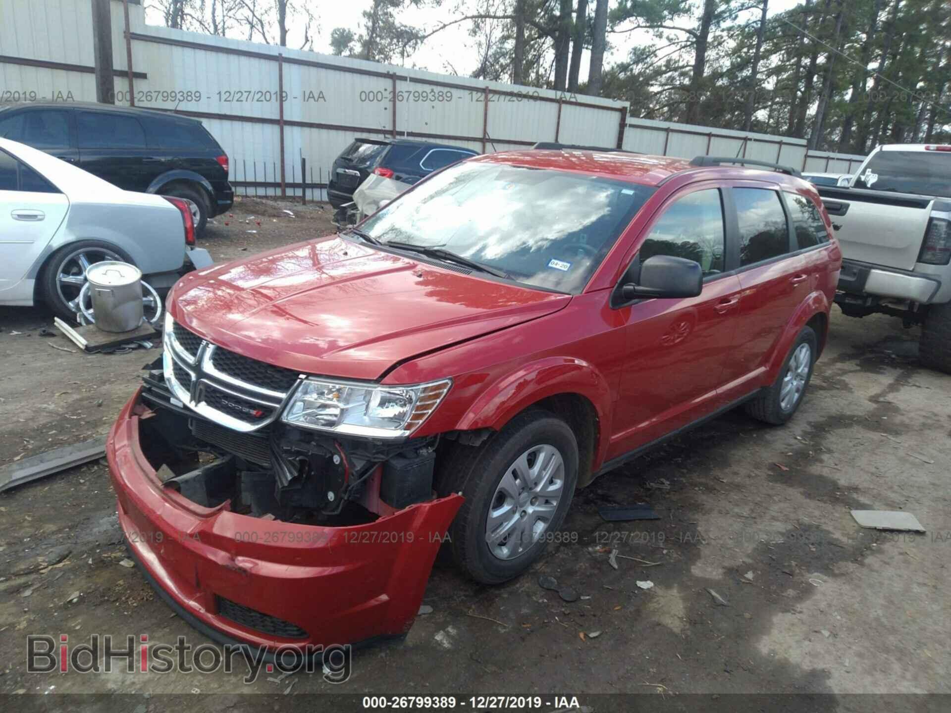 2017 DODGE JOURNEY - VIN: 3C4PDCAB6HT606549 - Фото 2