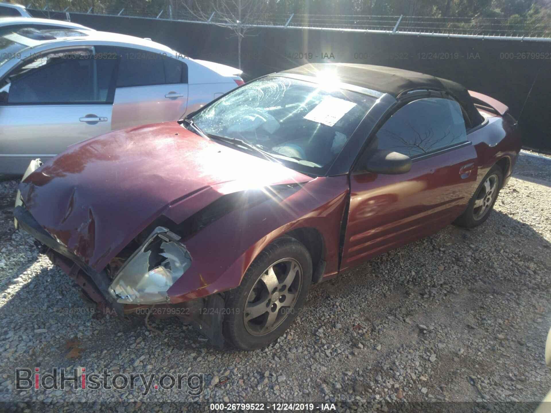 2003 MITSUBISHI ECLIPSE - VIN: 4A3AE45G83E074435 - Photo 2