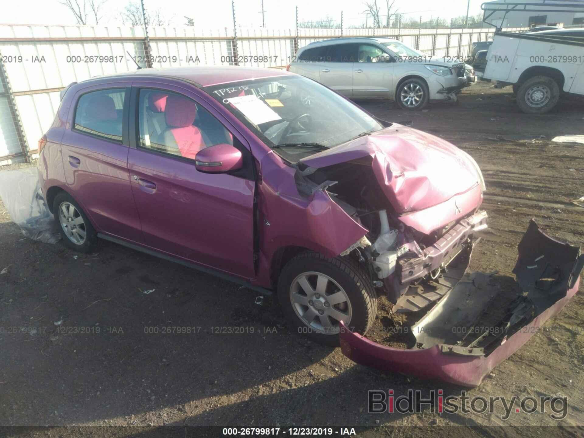 Photo ML32A4HJ1FH049831 - MITSUBISHI MIRAGE 2015