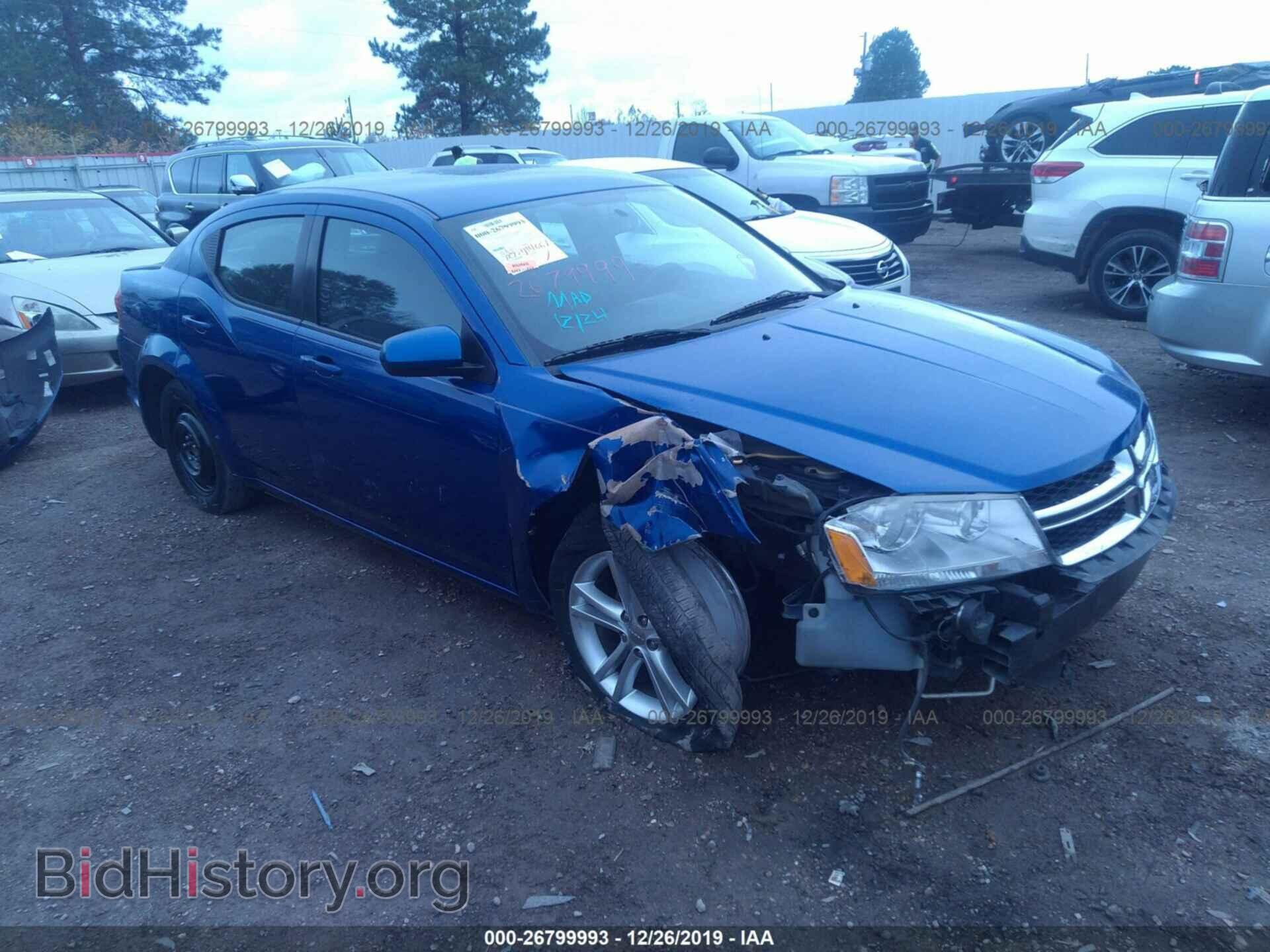 Photo 1C3CDZCB3DN768202 - DODGE AVENGER 2013