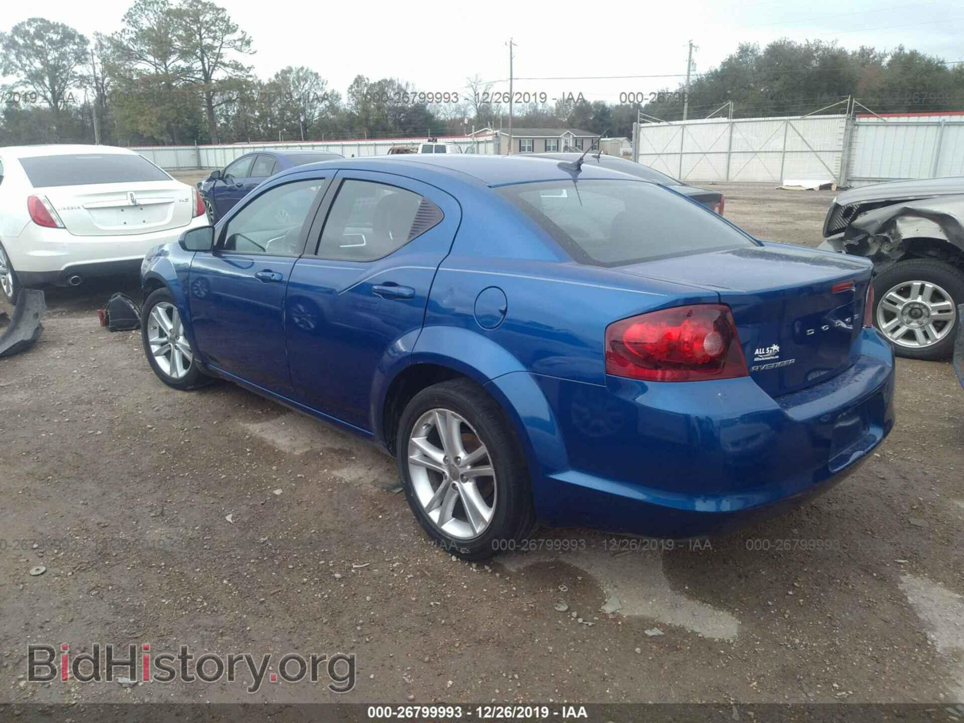 2013 DODGE AVENGER - VIN: 1C3CDZCB3DN768202 - Photo 3