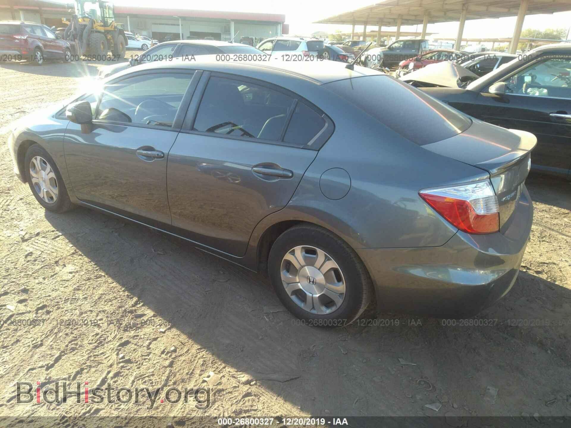 2012 HONDA CIVIC - VIN: JHMFB4F32CS002515 - Фото 3