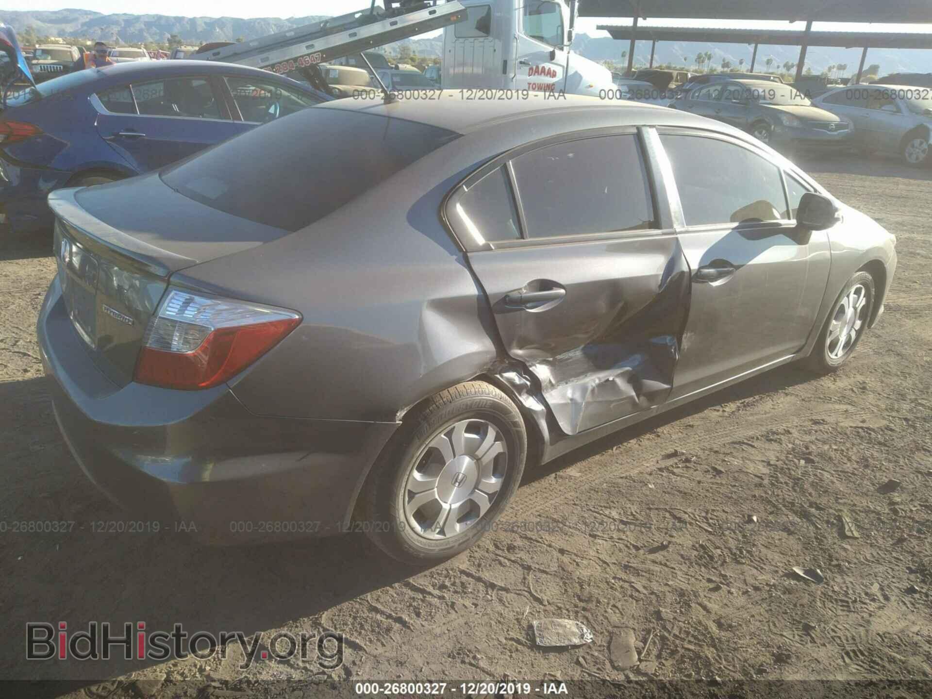 2012 HONDA CIVIC - VIN: JHMFB4F32CS002515 - Фото 4