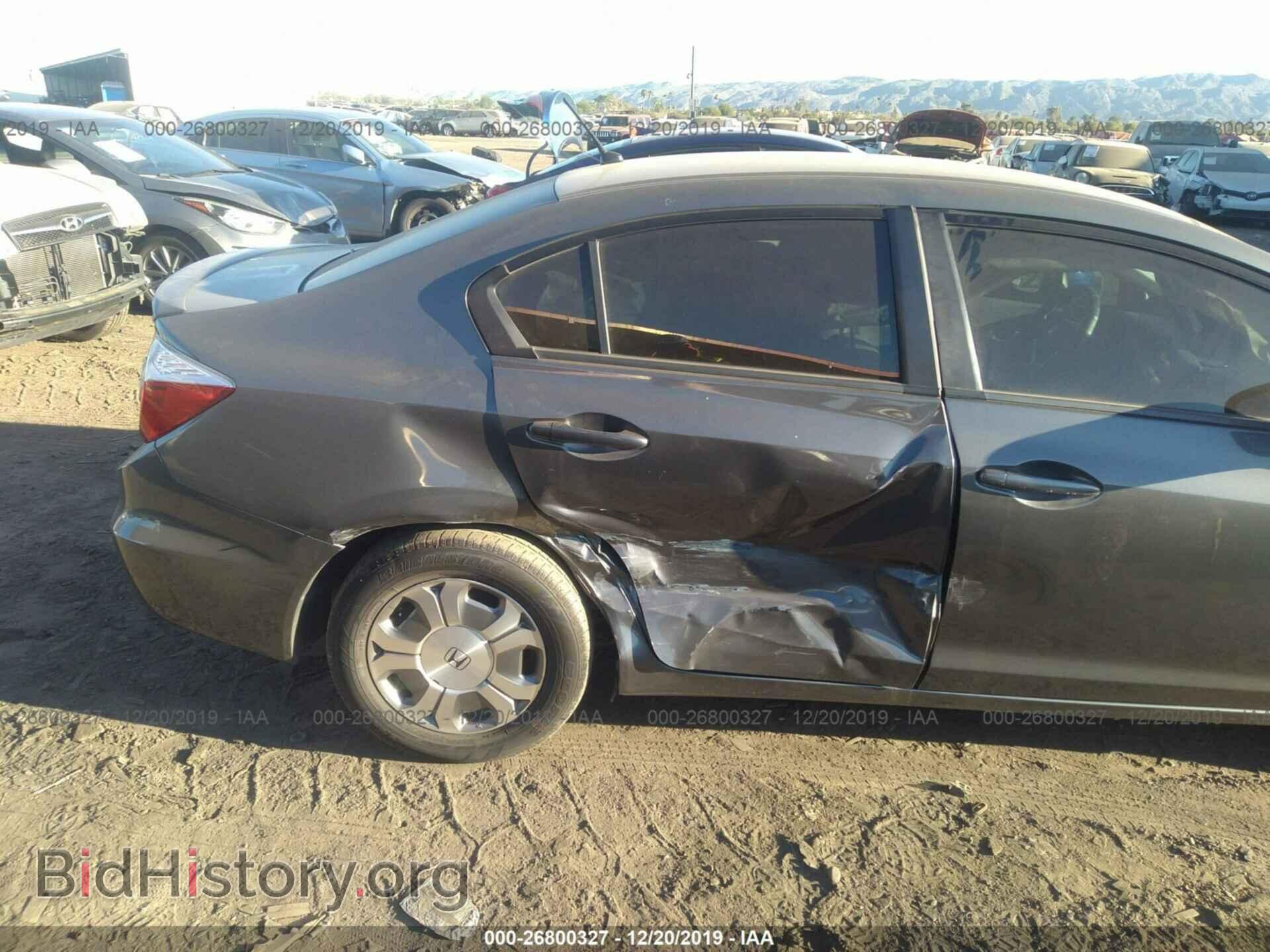 2012 HONDA CIVIC - VIN: JHMFB4F32CS002515 - Фото 6