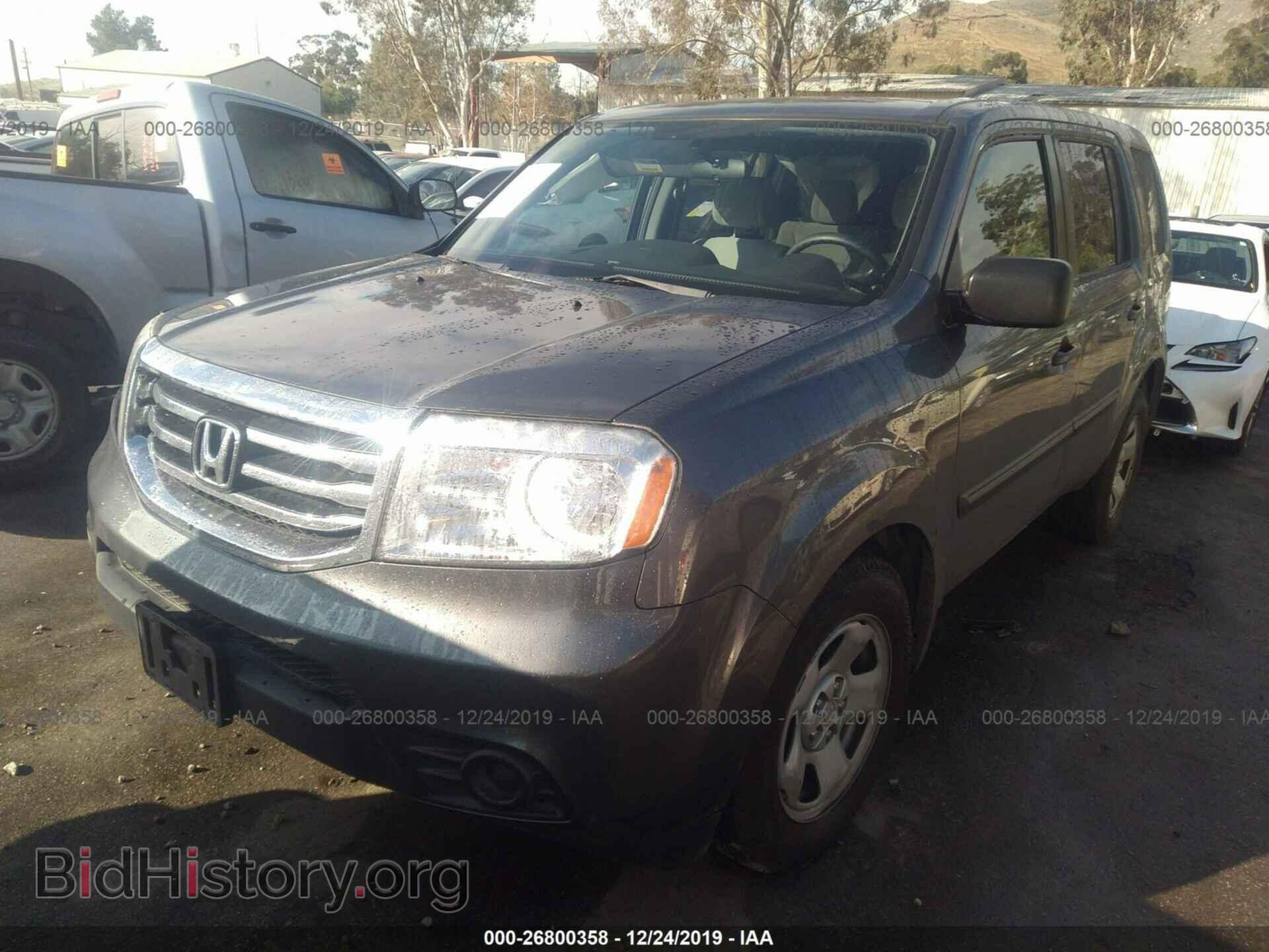 2013 HONDA PILOT - VIN: 5FNYF3H21DB036375 - Фото 2