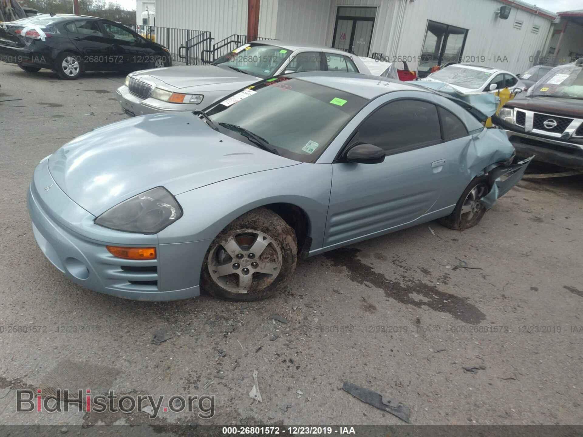 2003 MITSUBISHI ECLIPSE - VIN: 4A3AC44G43E031007 - Фото 2
