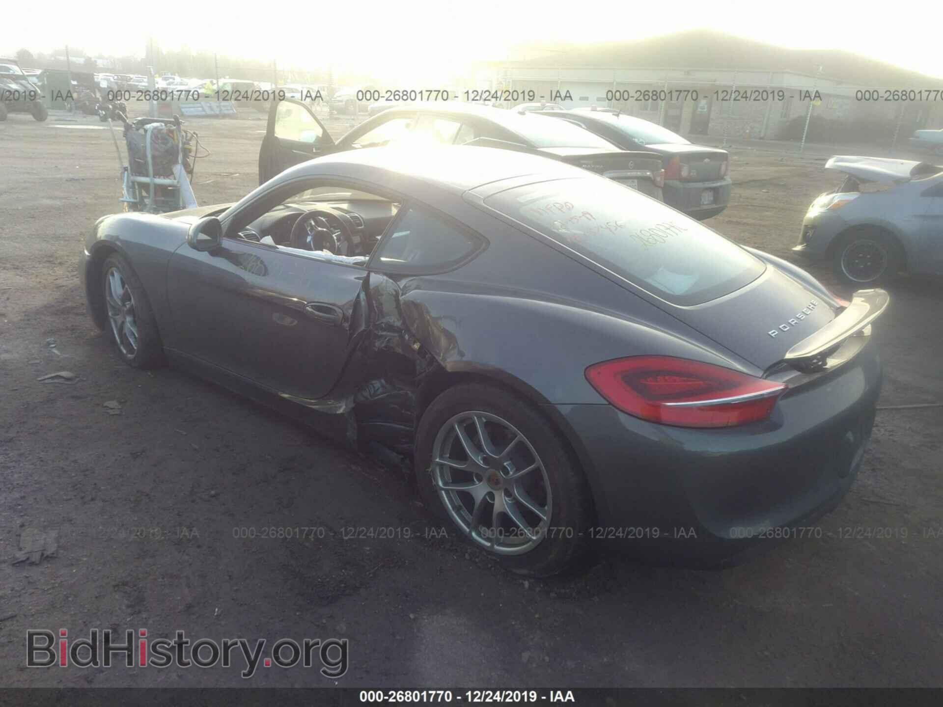 2014 PORSCHE CAYMAN - VIN: WP0AA2A80EK171084 - Фото 3