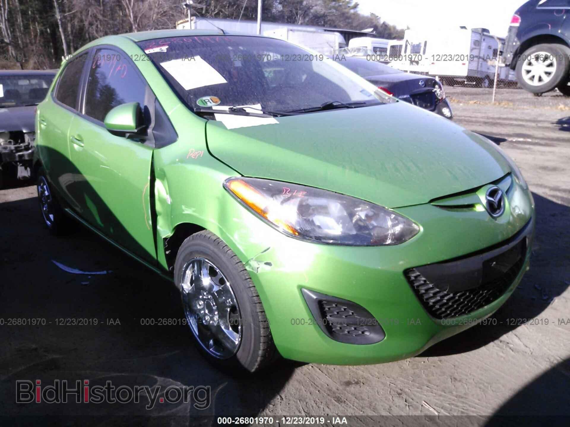 Photo JM1DE1KY2C0149638 - MAZDA MAZDA2 2012