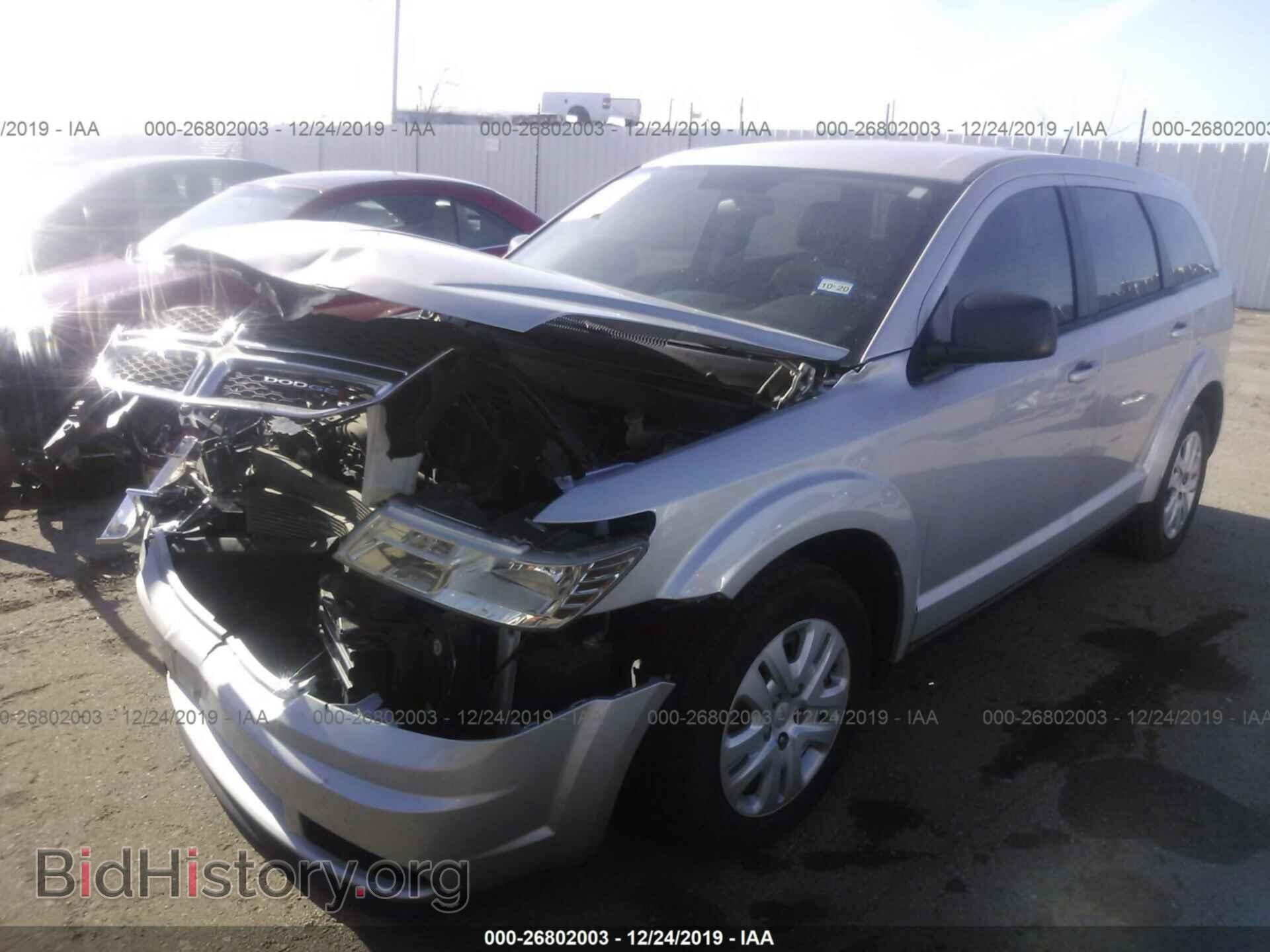 2014 DODGE JOURNEY - VIN: 3C4PDCAB1ET281224 - Фото 2