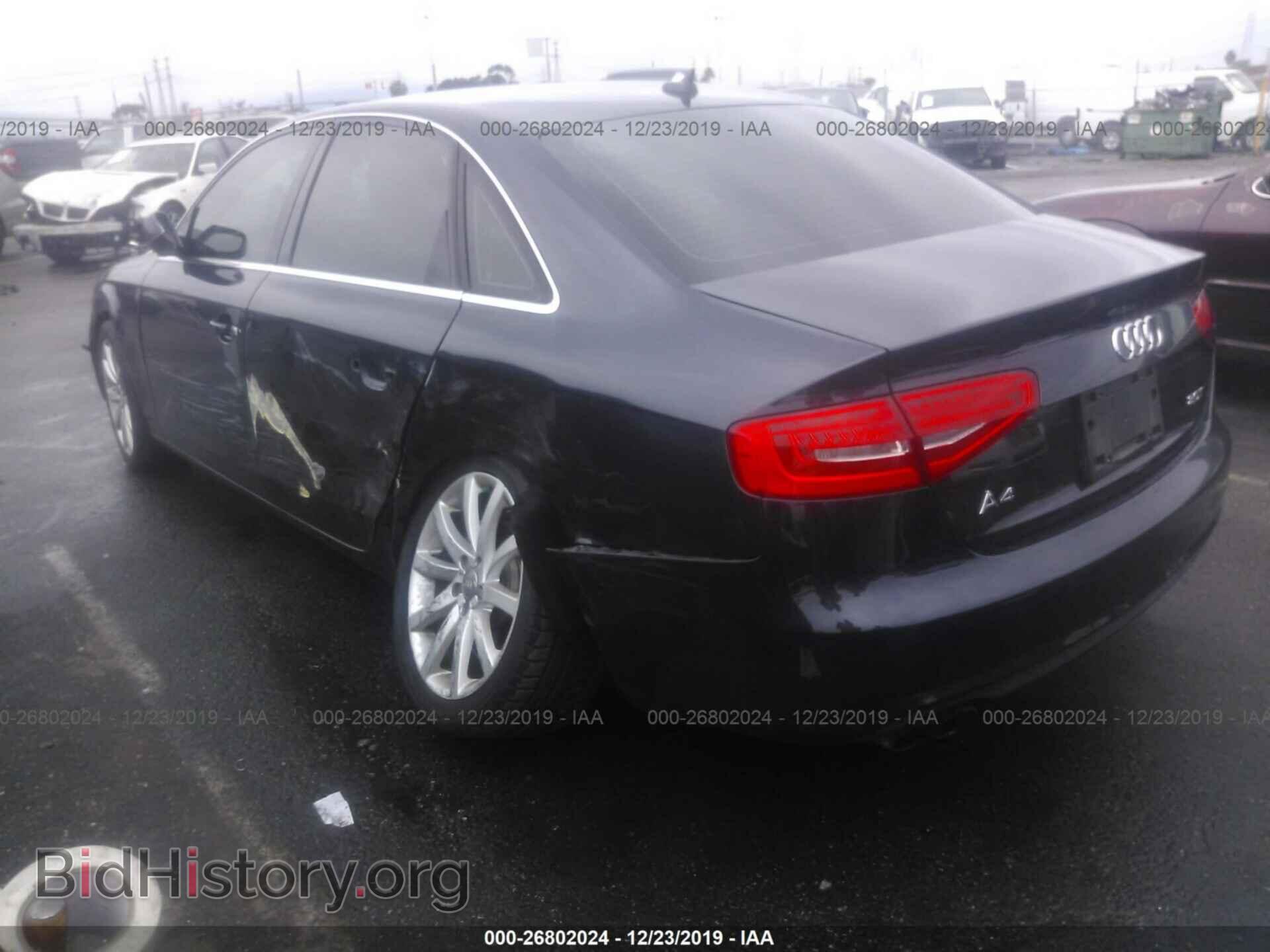 2013 AUDI A4 - VIN: WAUEFAFL5DN018995 - Photo 3
