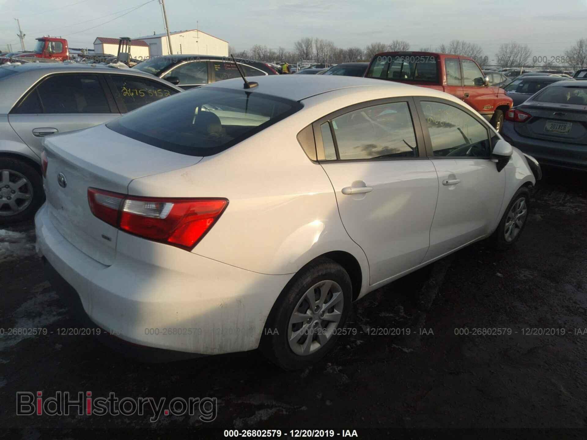 2016 KIA RIO - VIN: KNADM4A31G6654970 - Фото 4