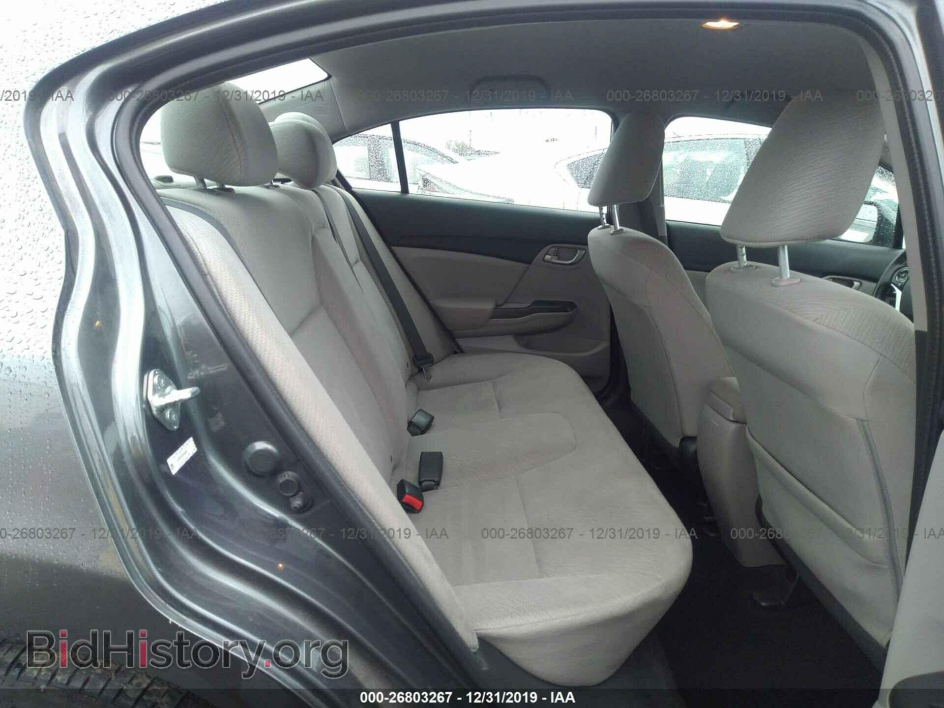 2013 HONDA CIVIC - VIN: 2HGFB2F55DH562921 - Фото 8