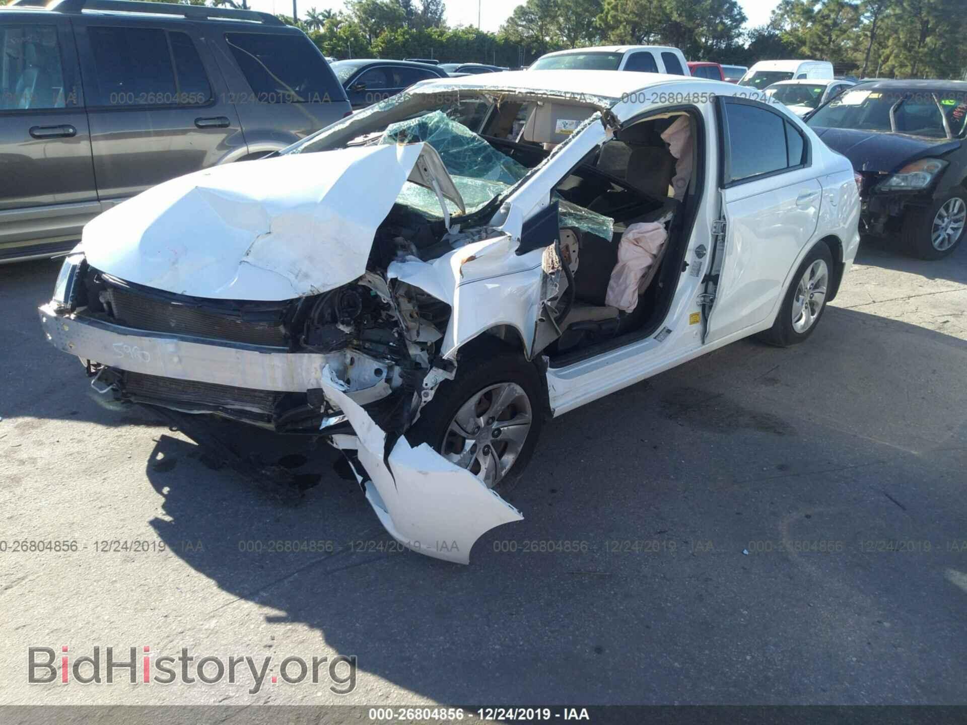 2013 HONDA CIVIC - VIN: 19XFB2F53DE205960 - Фото 2