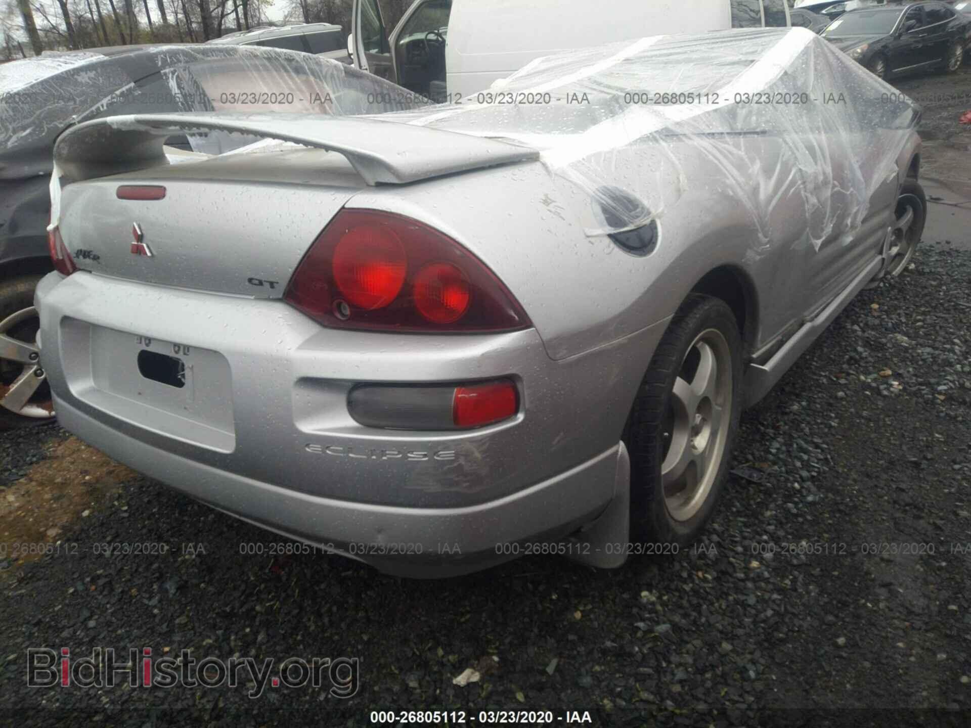 2001 MITSUBISHI ECLIPSE - VIN: 4A3AE85H31E136644 - Photo 4