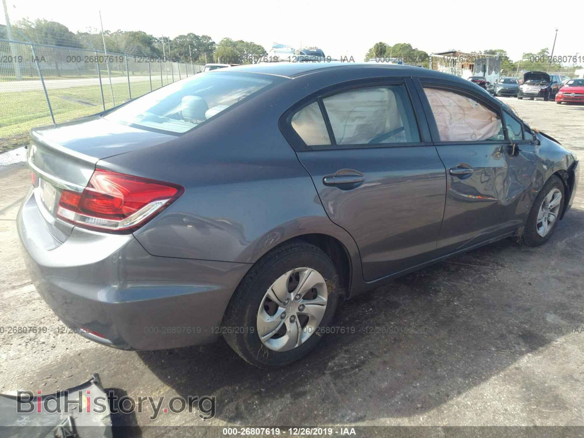 2015 HONDA CIVIC - VIN: 19XFB2F56FE019929 - Фото 4