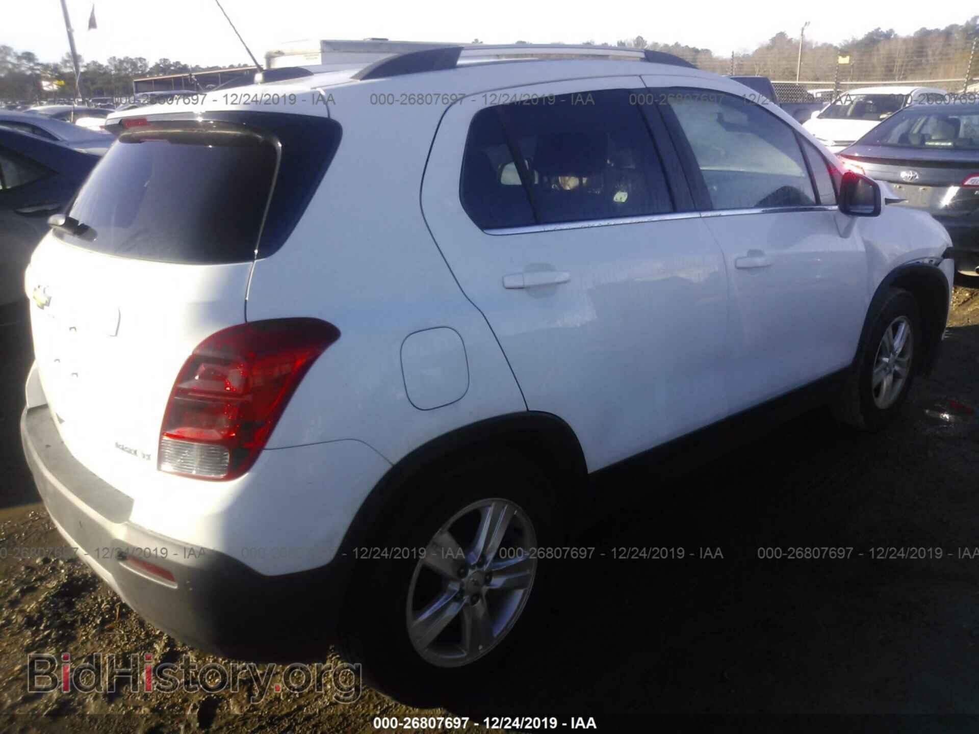 2016 CHEVROLET TRAX - VIN: KL7CJLSB0GB750181 - Фото 4