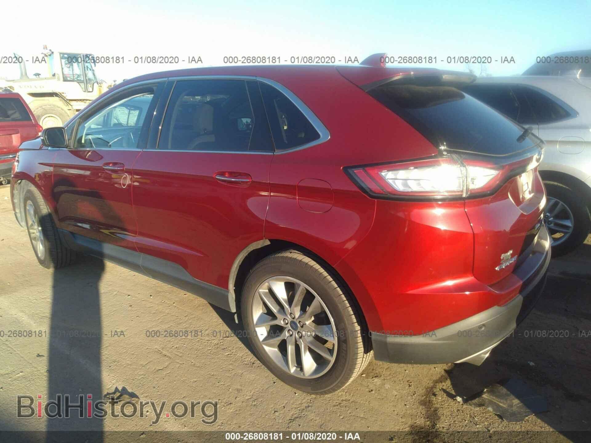 2015 FORD EDGE - VIN: 2FMTK3K87FBC40984 - Photo 2