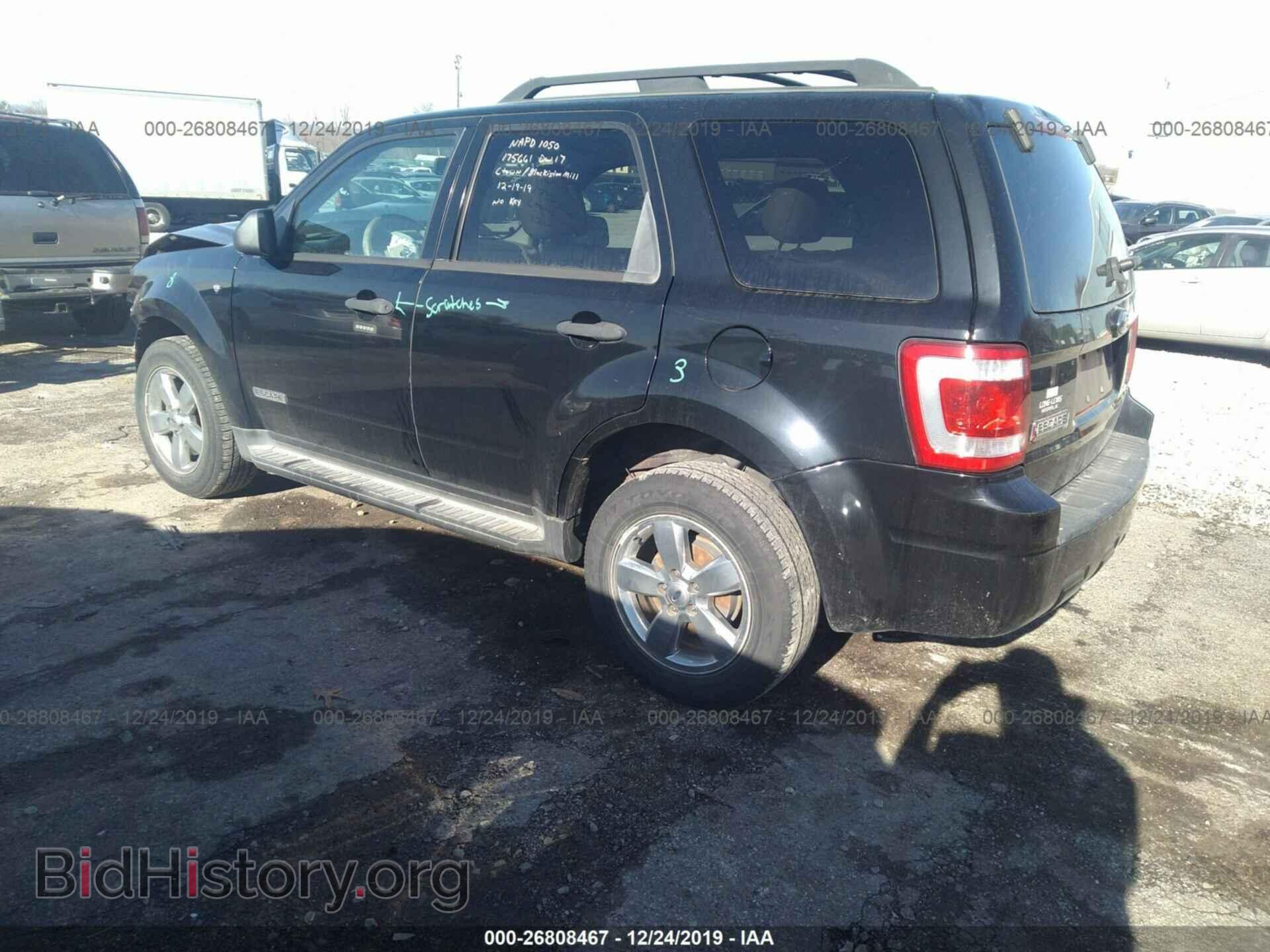 2008 FORD ESCAPE - VIN: 1FMCU03118KD51288 - Photo 3